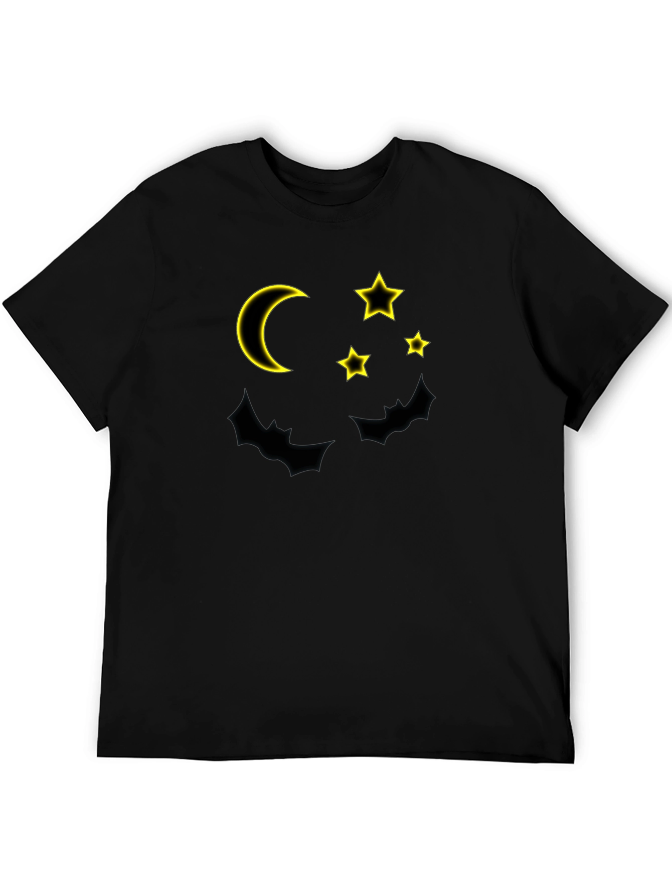Moon & Stars Black Graphic Tee