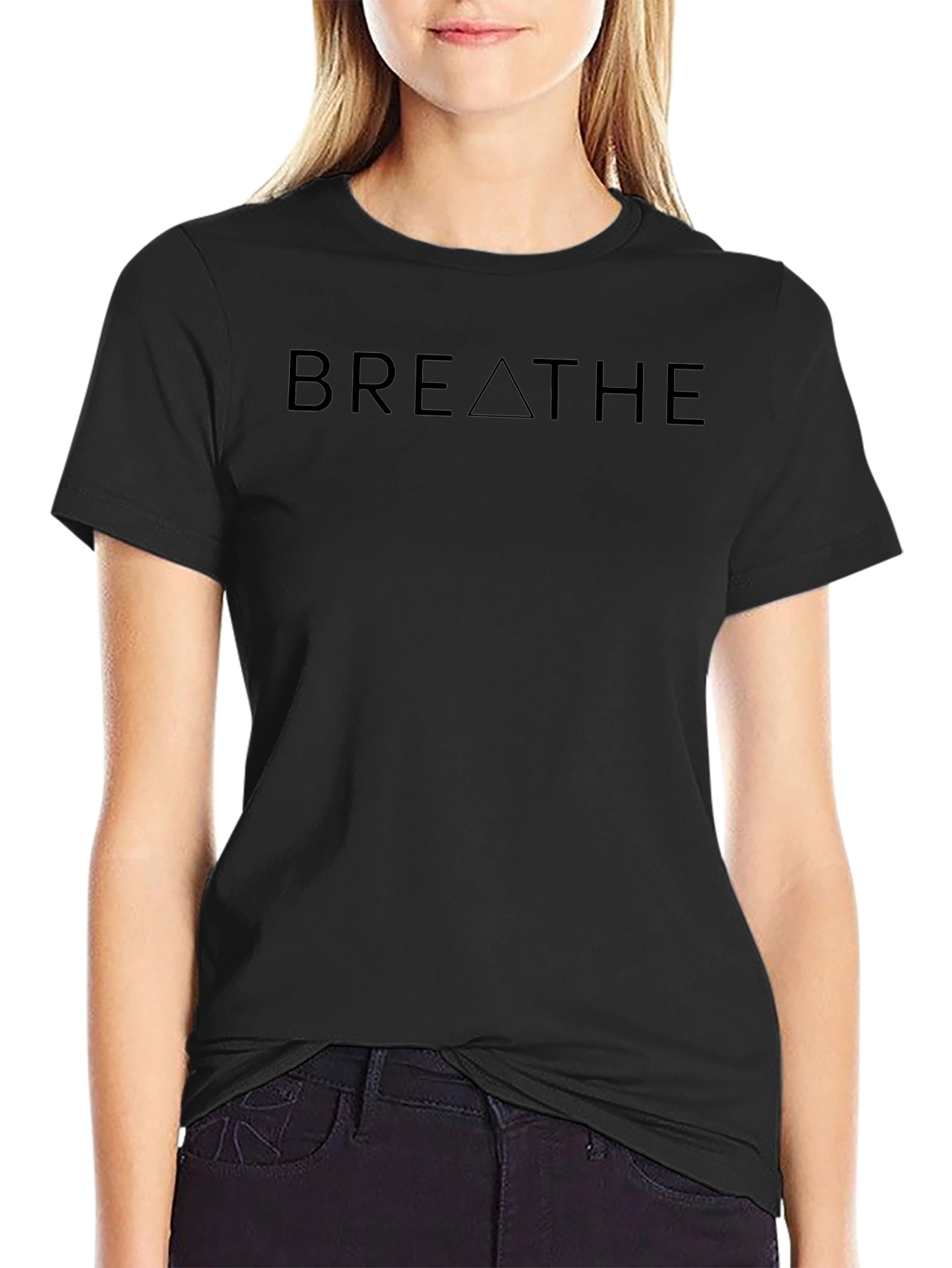 Breathe Graphic T-Shirt - Minimalist Design