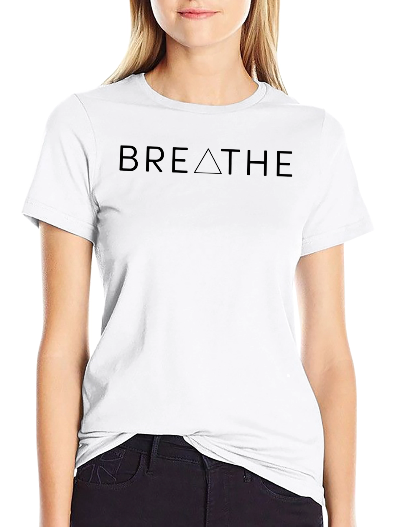 Breathe Graphic T-Shirt - Minimalist Design