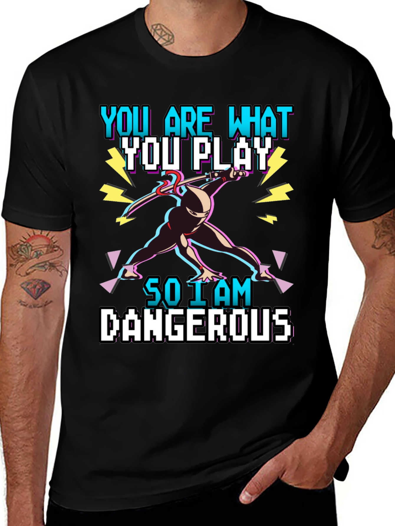 You Are What You Play T-Shirt - Gamer Ninja