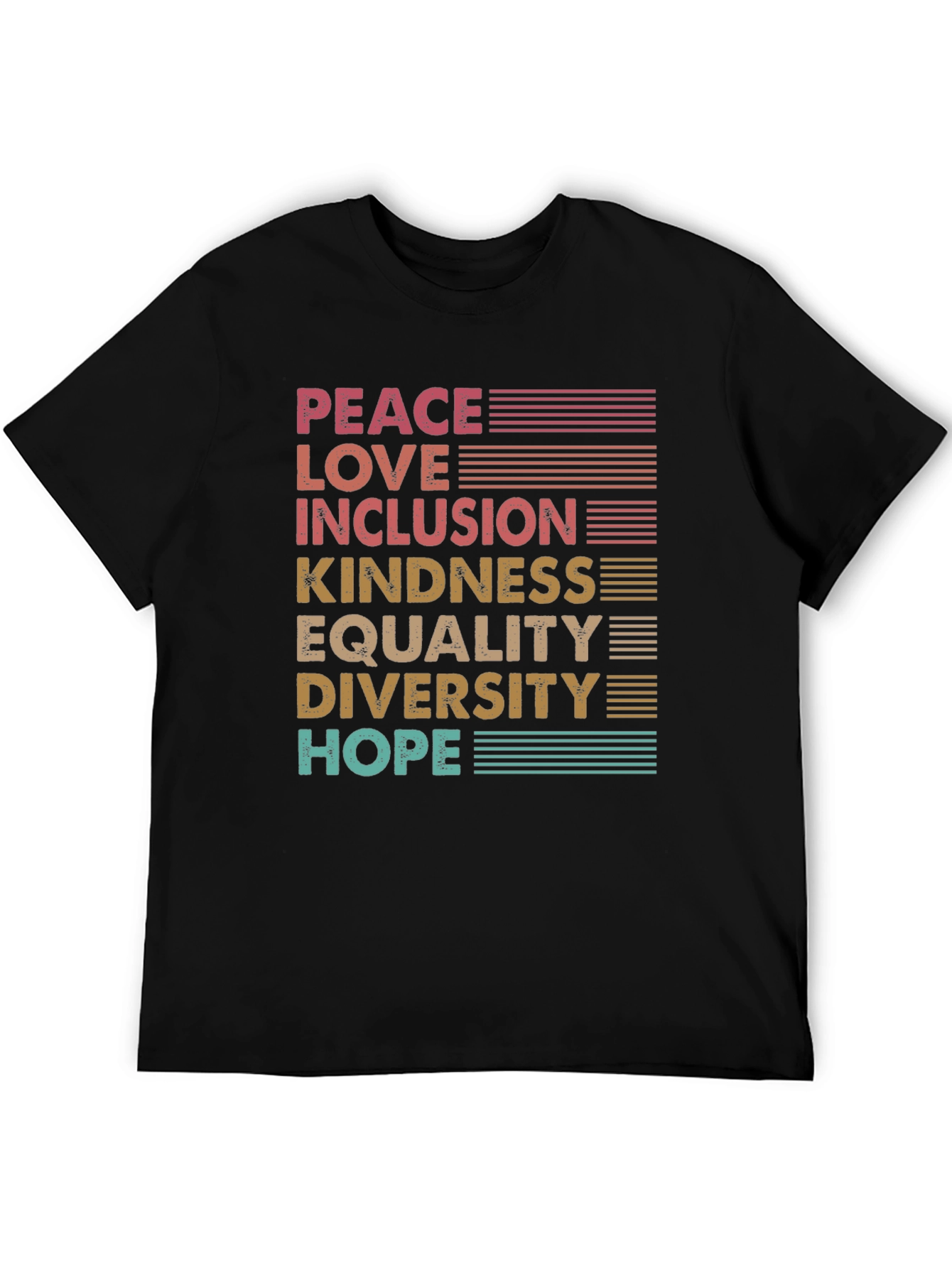 Peace Love Inclusion Equality T-Shirt