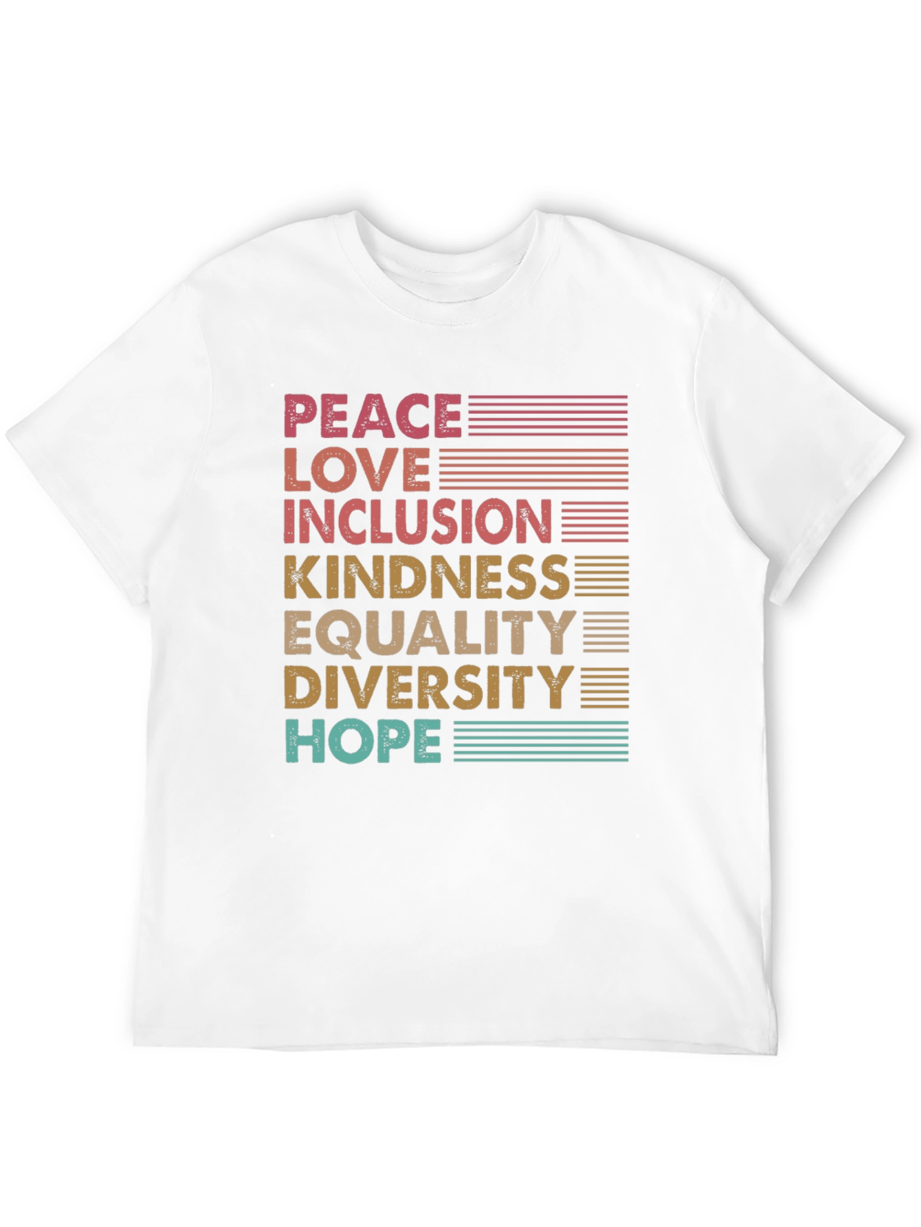 Peace Love Inclusion Equality T-Shirt