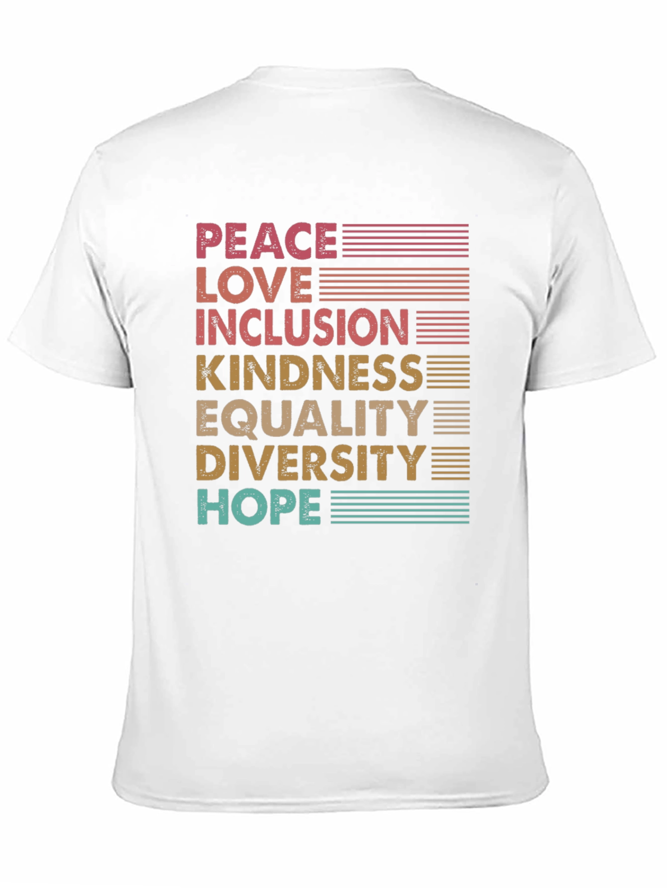 Peace Love Inclusion Equality T-Shirt