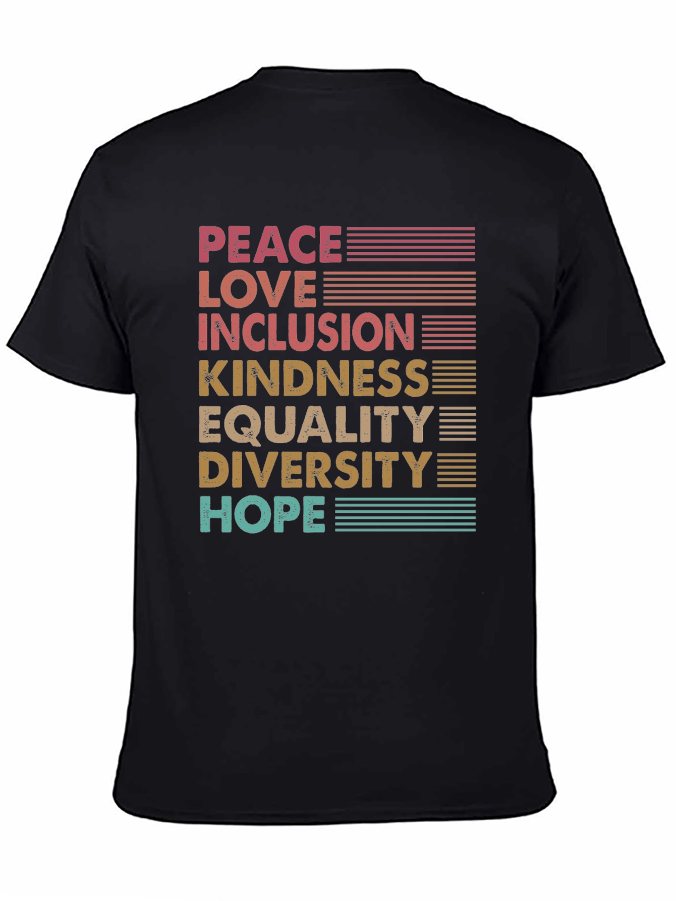 Peace Love Inclusion Equality T-Shirt