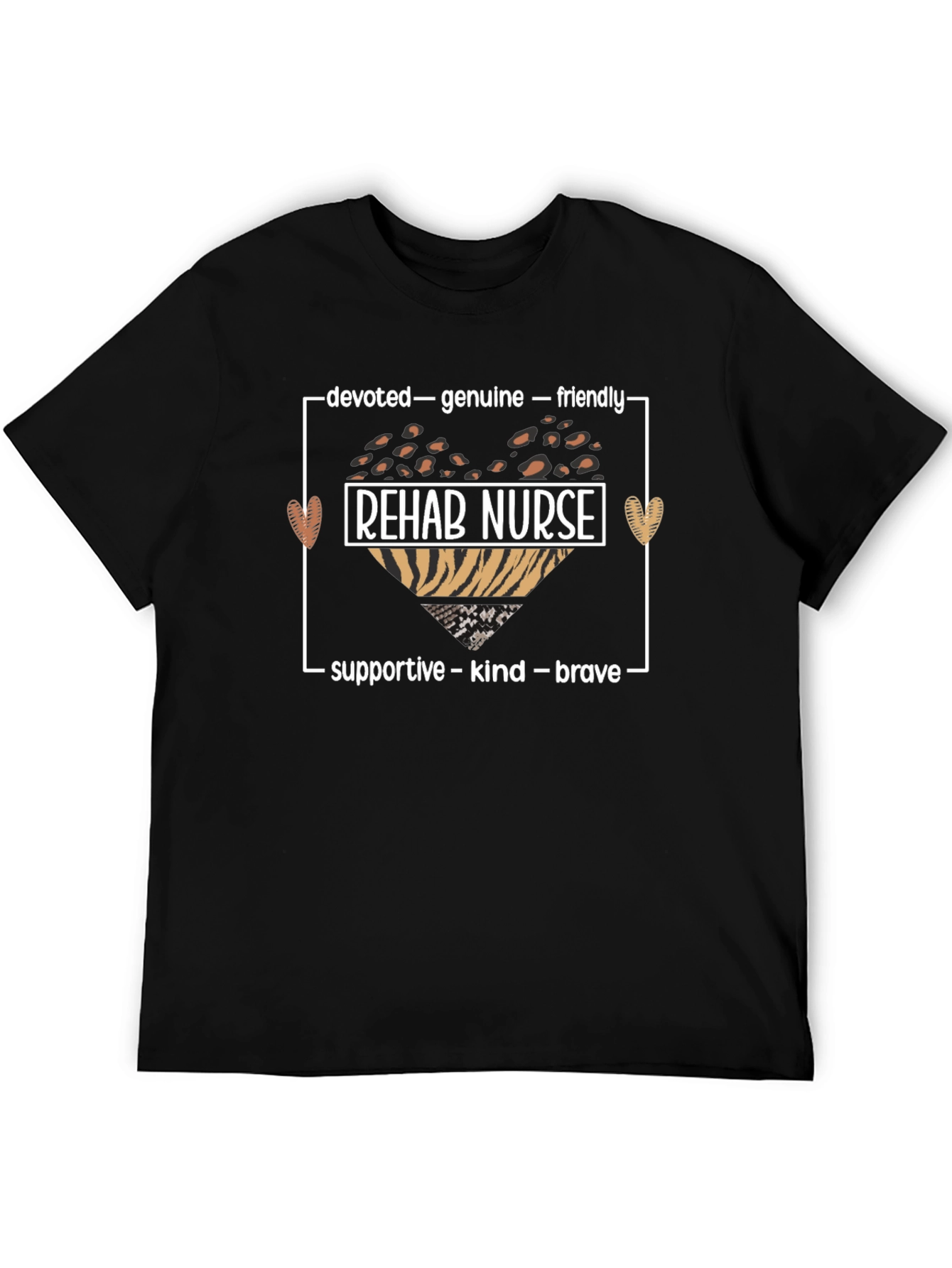 Rehab Nurse T-Shirt - Devoted Genuine Friendly Design
