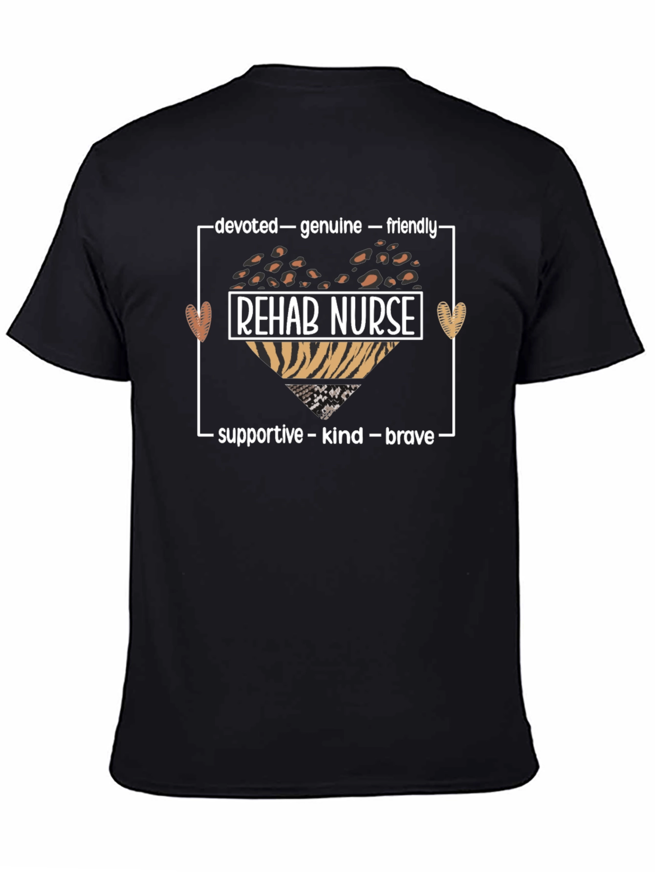 Rehab Nurse T-Shirt - Devoted Genuine Friendly Design