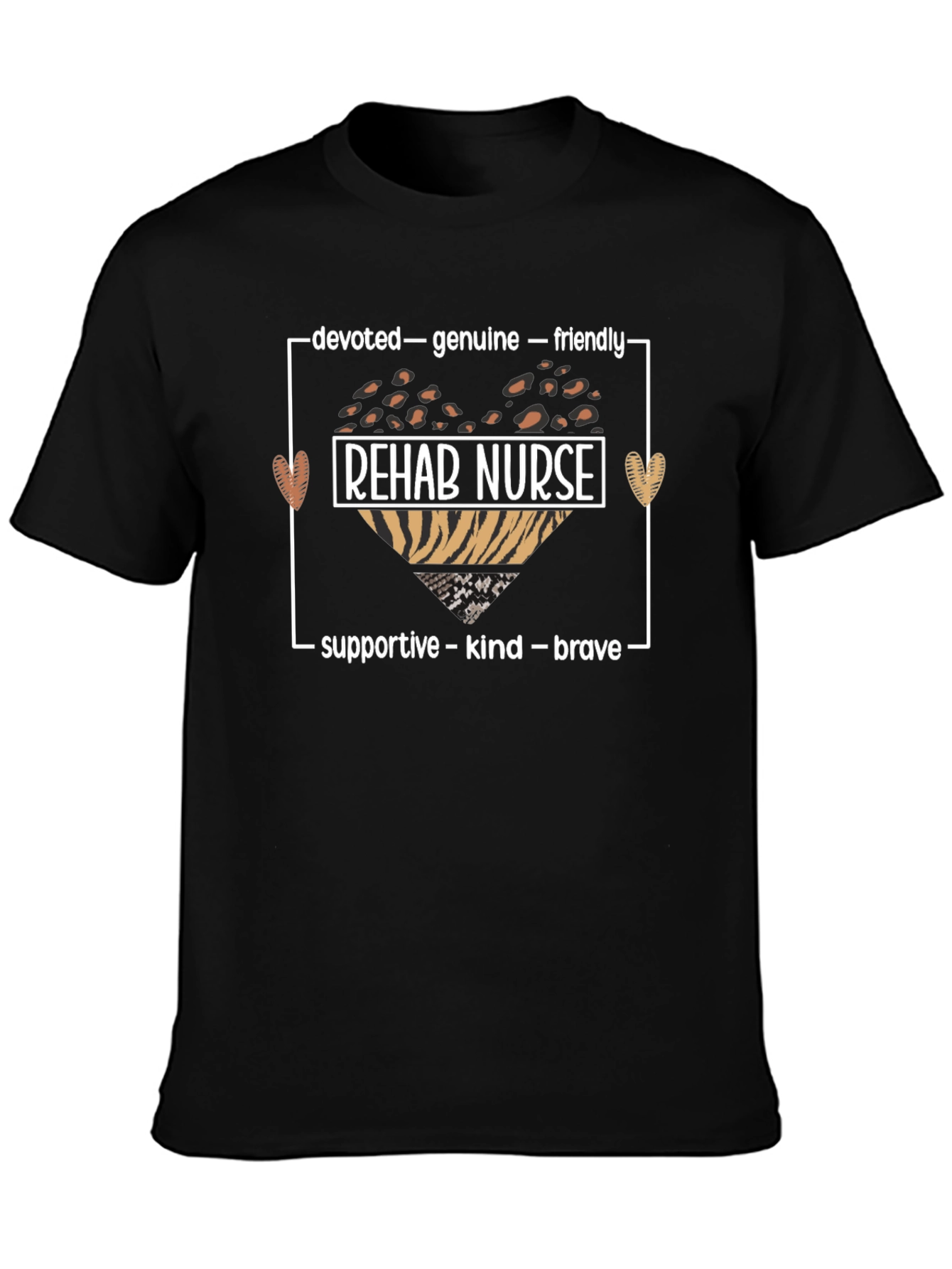Rehab Nurse T-Shirt - Devoted Genuine Friendly Design