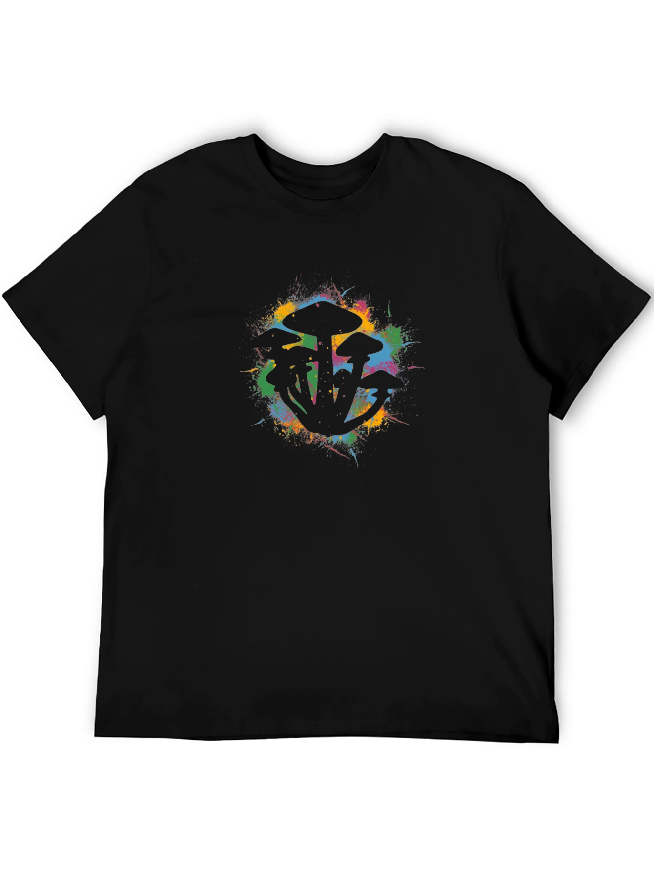 Mushroom Graphic Tee - Black