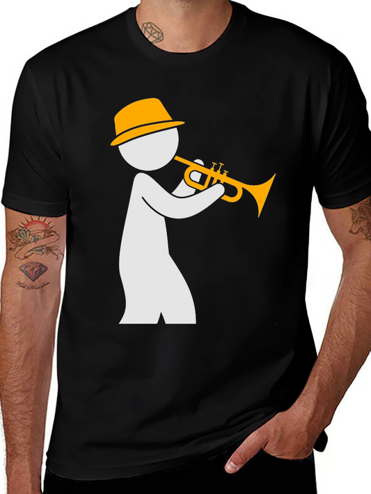Jazz Musician Graphic T-Shirt - Stylish and Unique Design