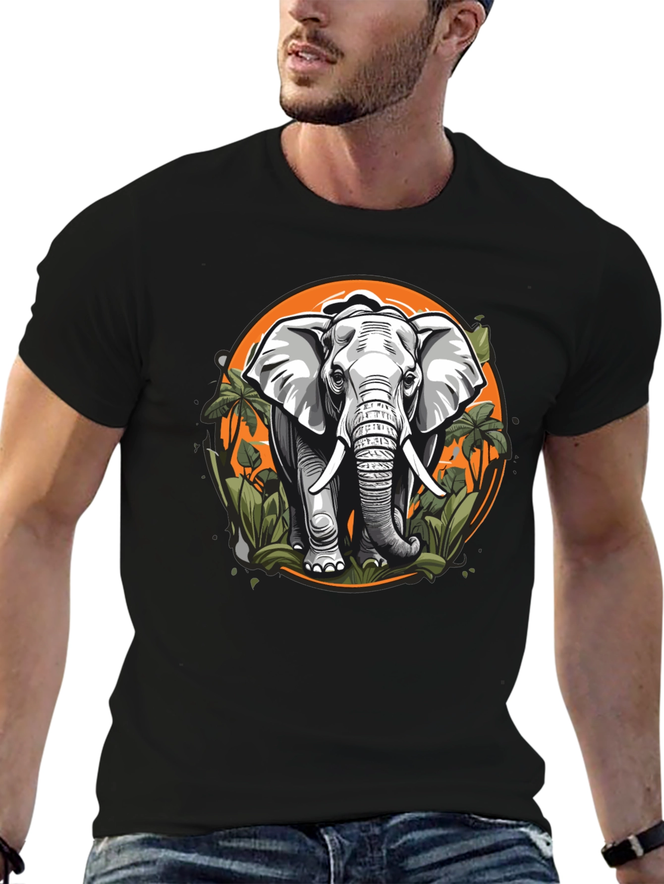 Elephant Graphic Tee - Nature Lovers Apparel