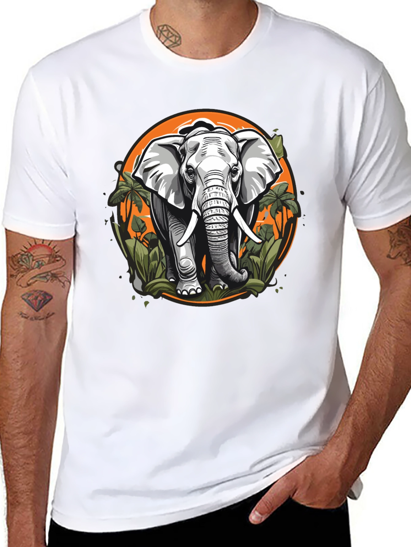 Elephant Graphic Tee - Nature Lovers Apparel