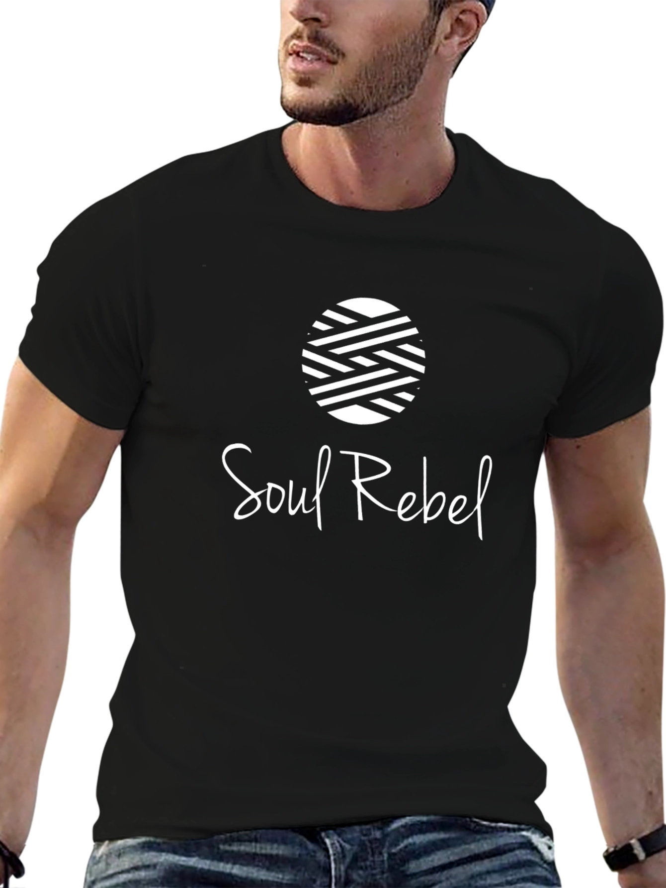 Soul Rebel Graphic Tee - Stylish Black T-Shirt