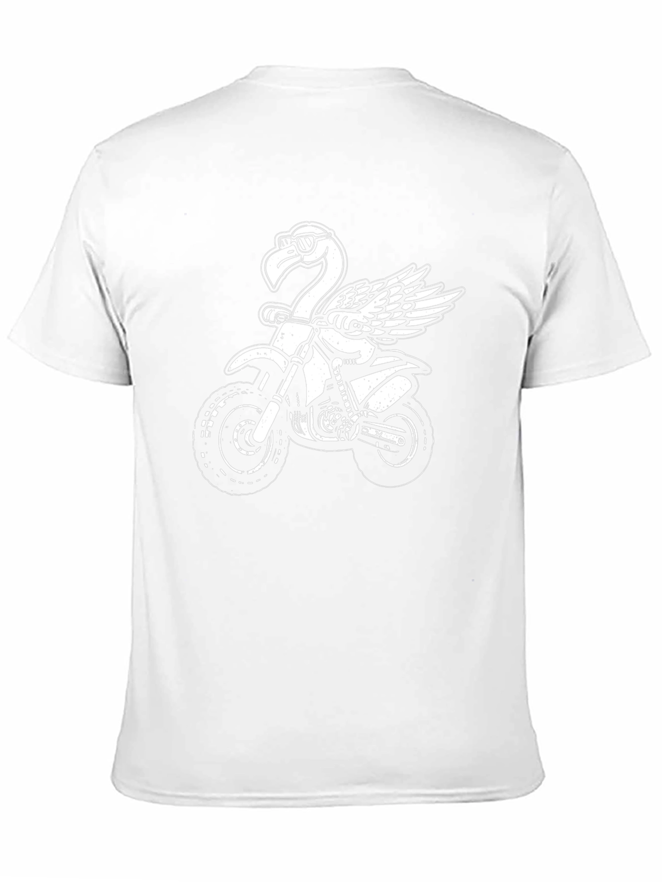 Flamingo Motocross Black T-Shirt