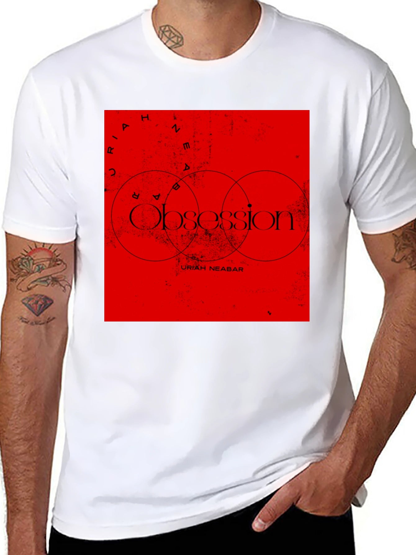 Uriah Nearbar Obsession T-Shirt - Red Graphic Tee