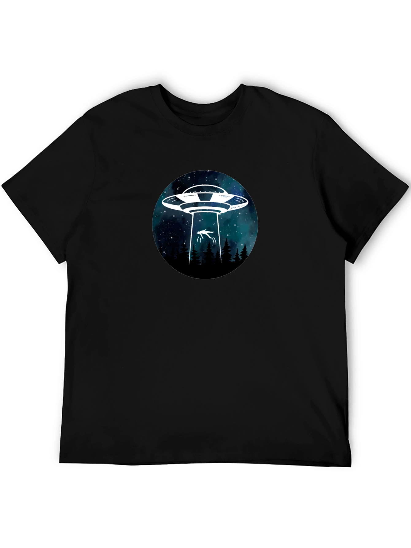 UFO Abduction T-Shirt - Sci-Fi Alien Graphic Tee