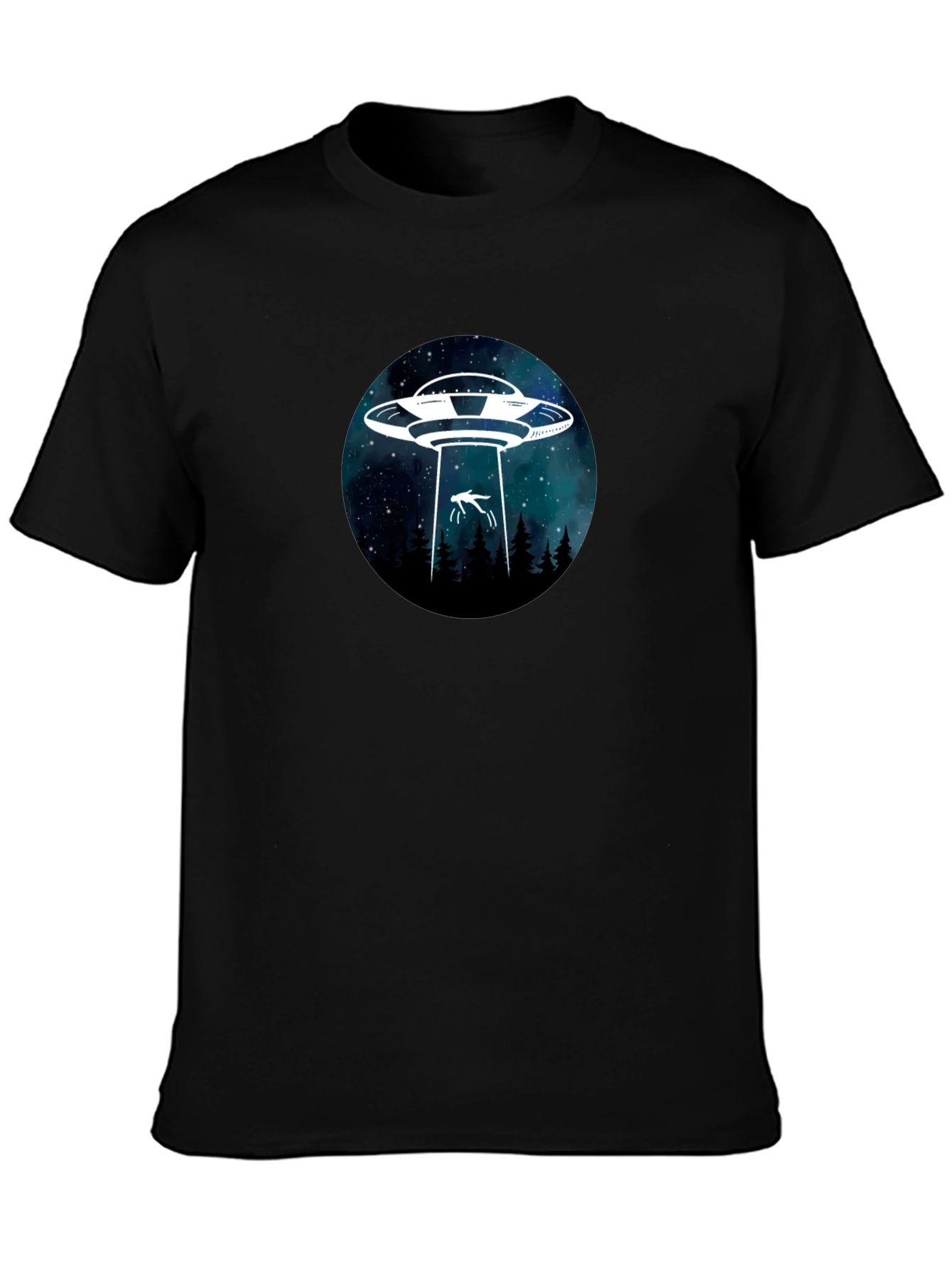 UFO Abduction T-Shirt - Sci-Fi Alien Graphic Tee