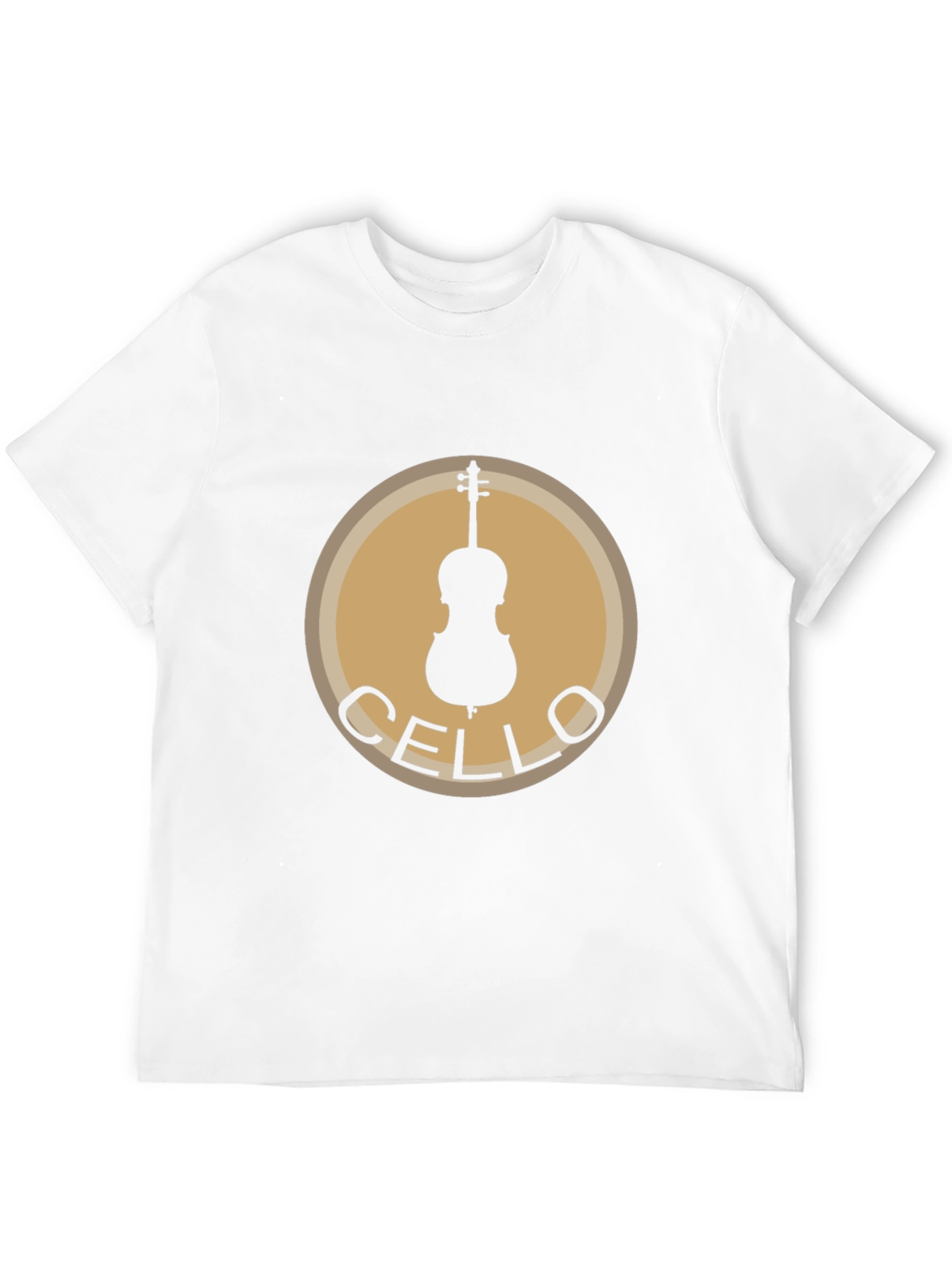 Cello Music Black T-Shirt | Instrument Graphic Tee