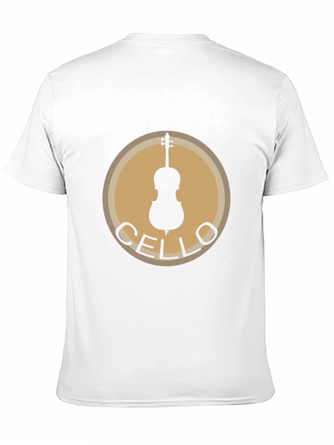 Cello Music Black T-Shirt | Instrument Graphic Tee