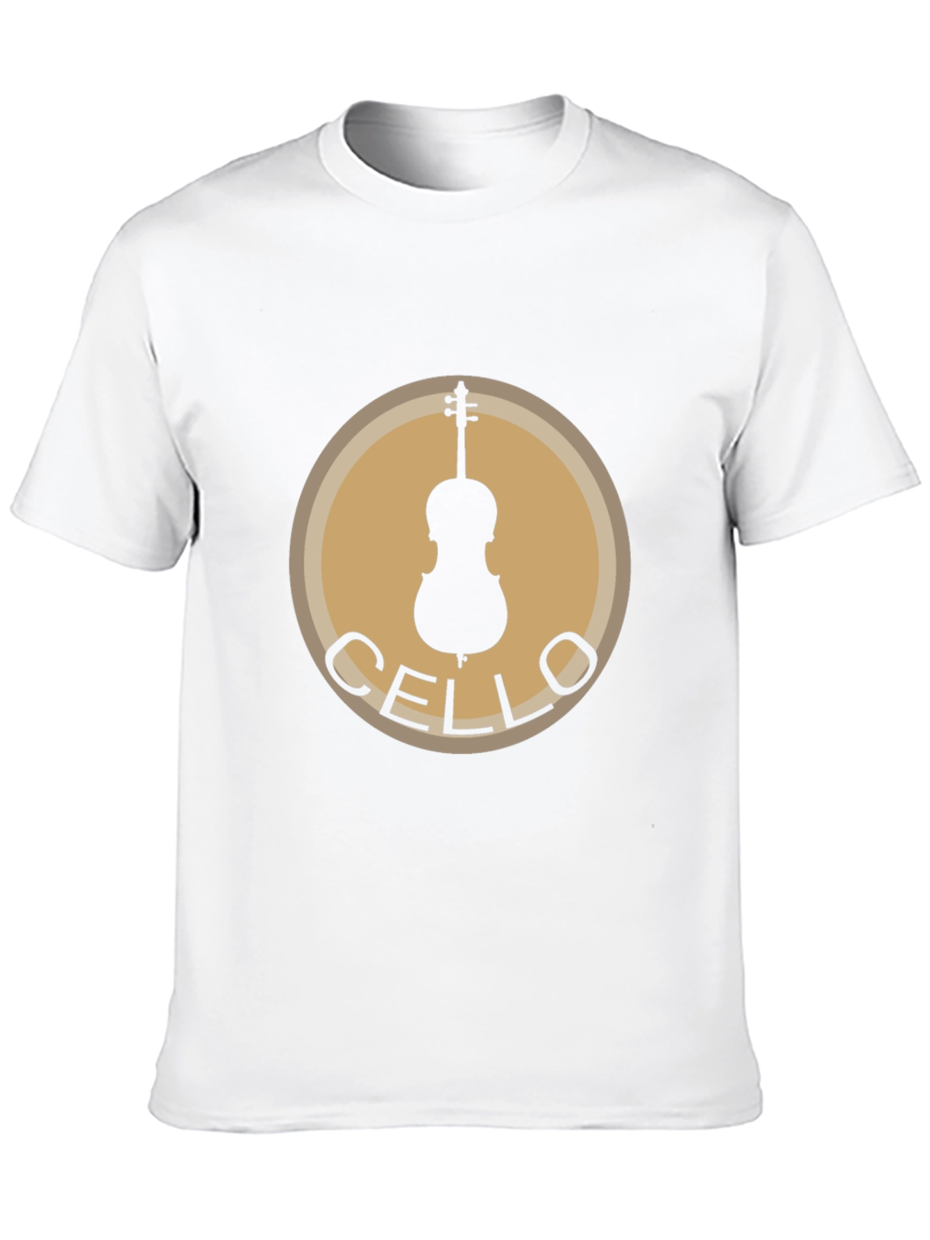 Cello Music Black T-Shirt | Instrument Graphic Tee