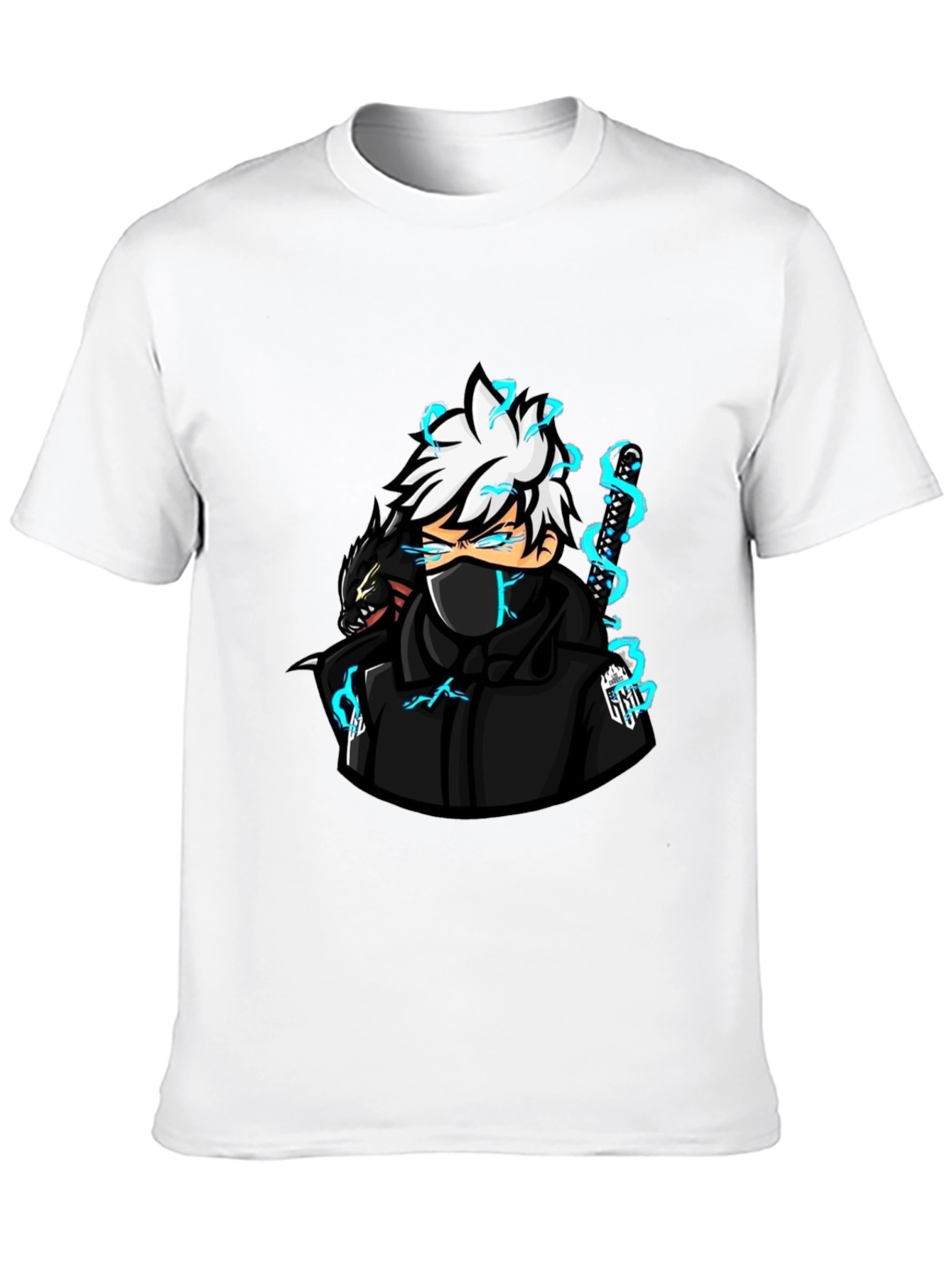 Anime Character Graphic Black T-Shirt