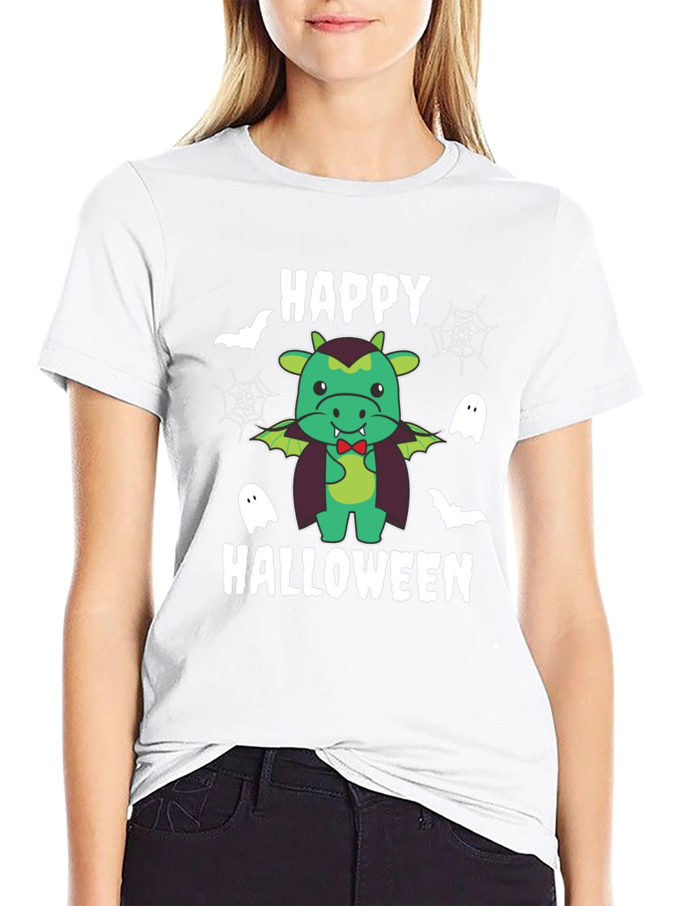Happy Halloween Green Dragon T-Shirt