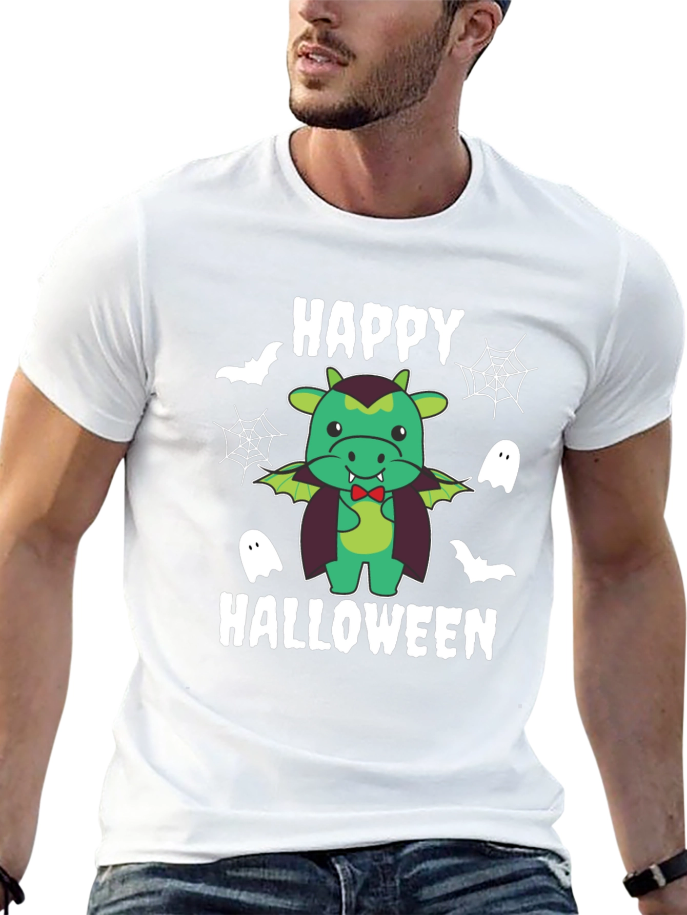 Happy Halloween Green Dragon T-Shirt