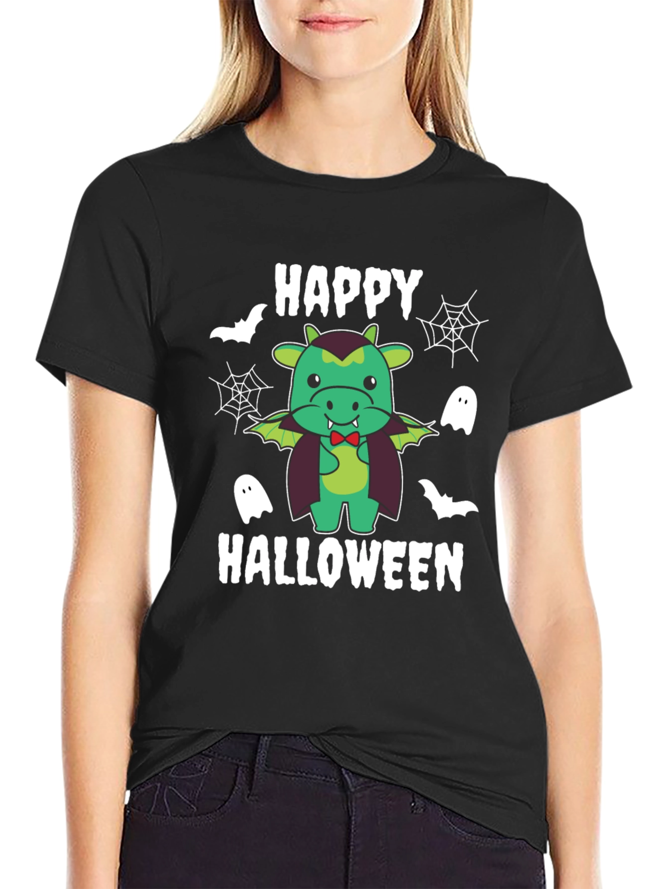 Happy Halloween Green Dragon T-Shirt