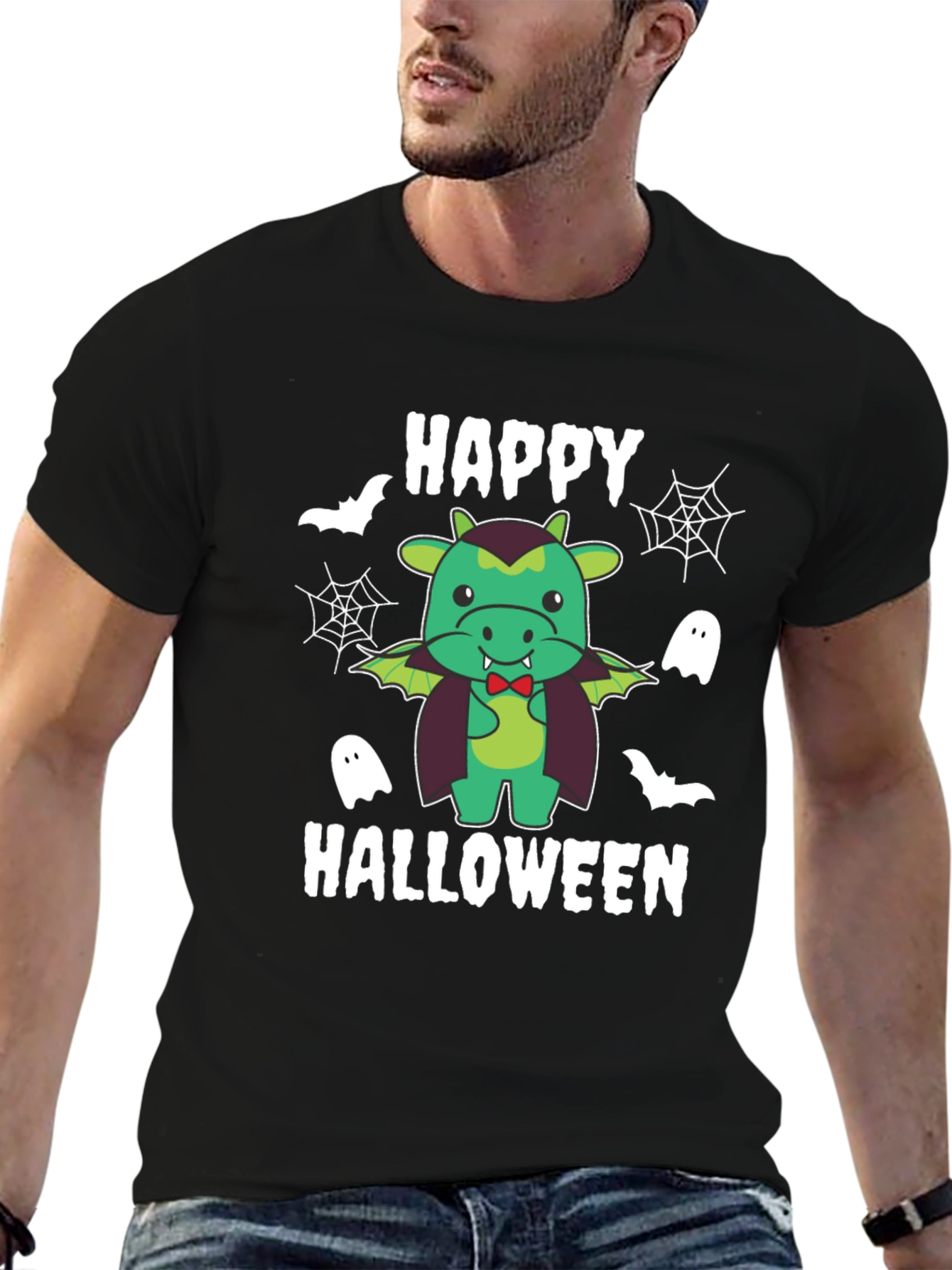 Happy Halloween Green Dragon T-Shirt