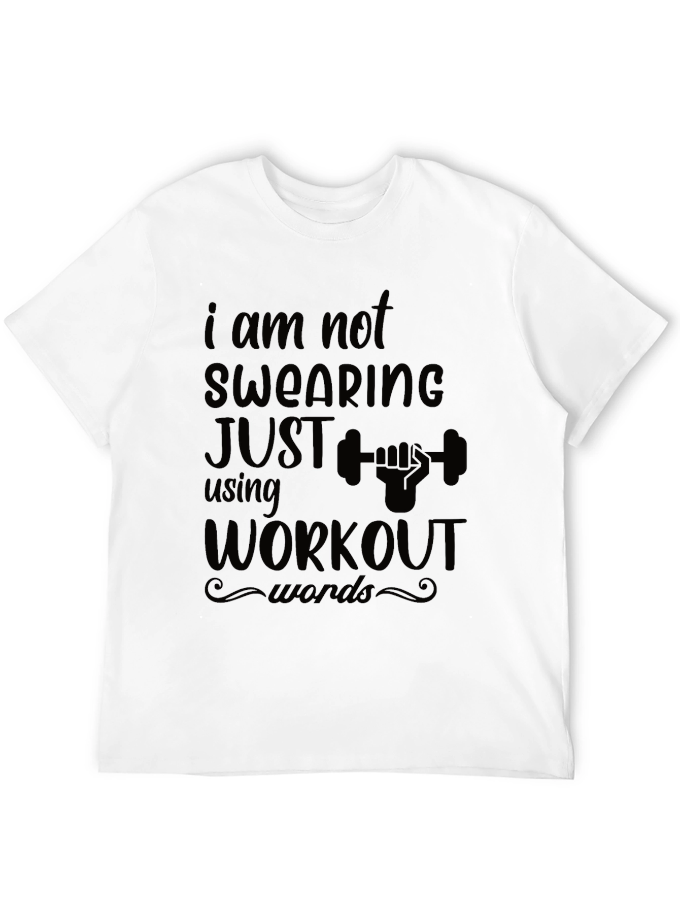 Workout Words Funny T-Shirt