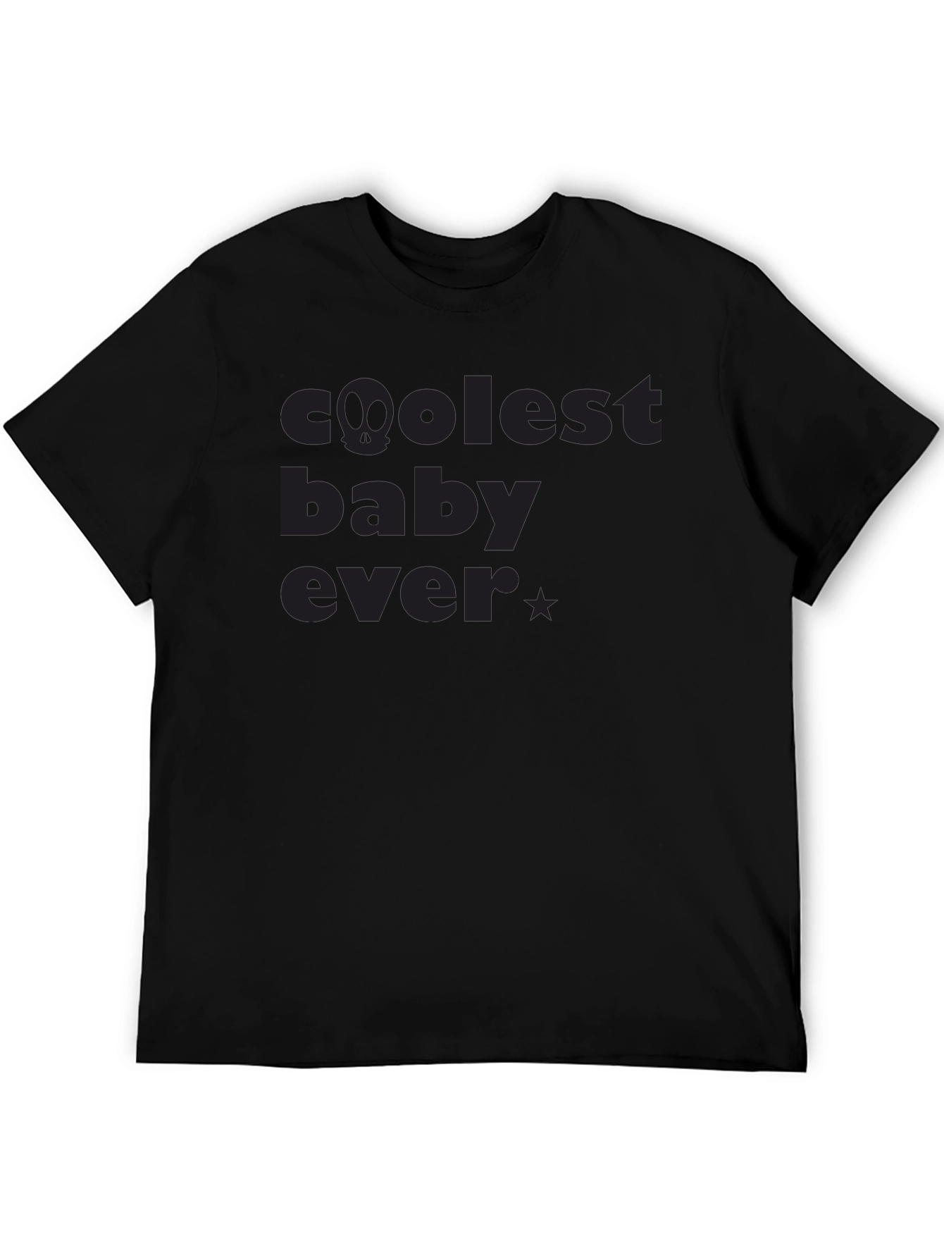 Coolest Baby Ever Black Graphic Tee