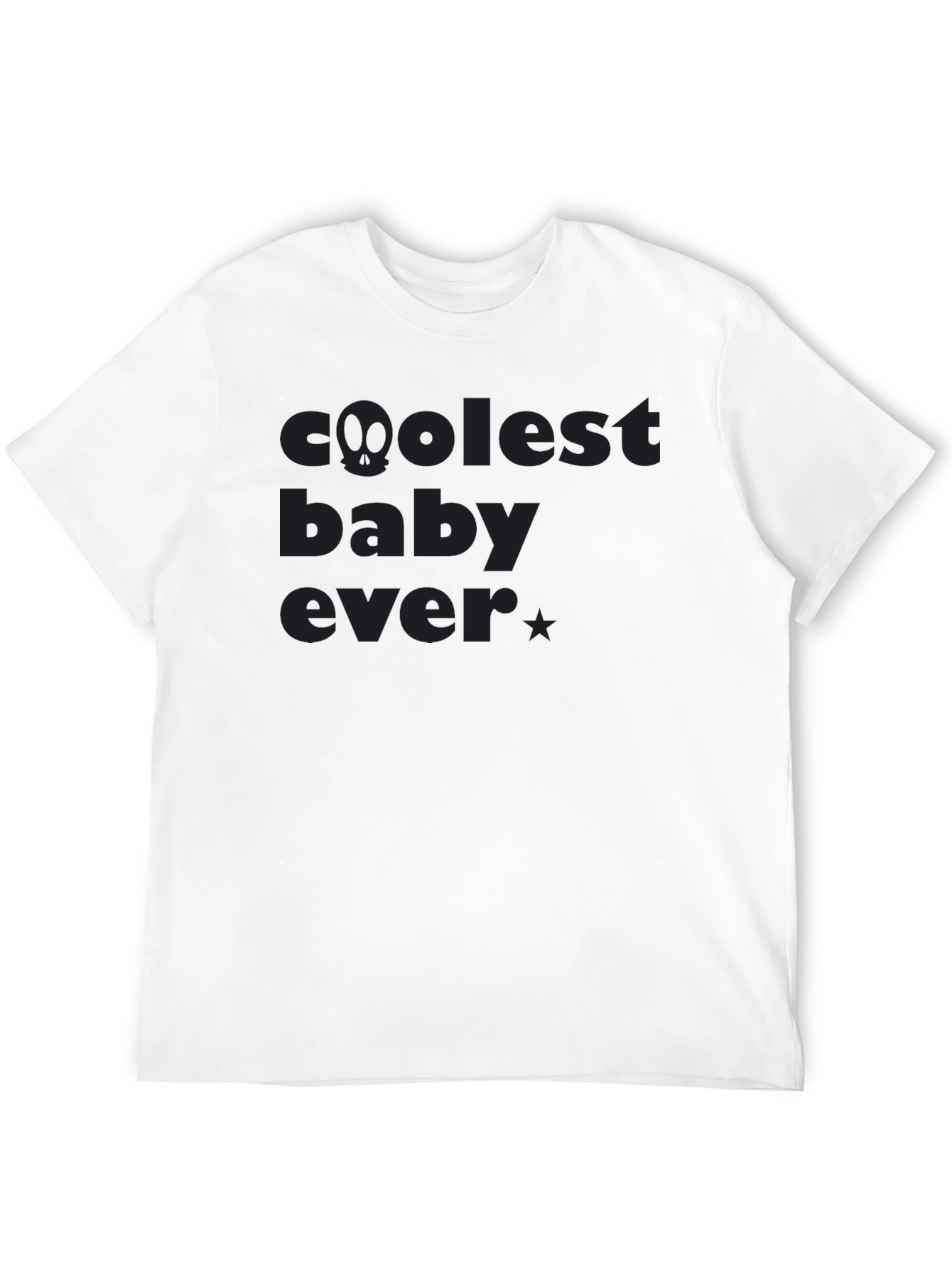 Coolest Baby Ever Black Graphic Tee
