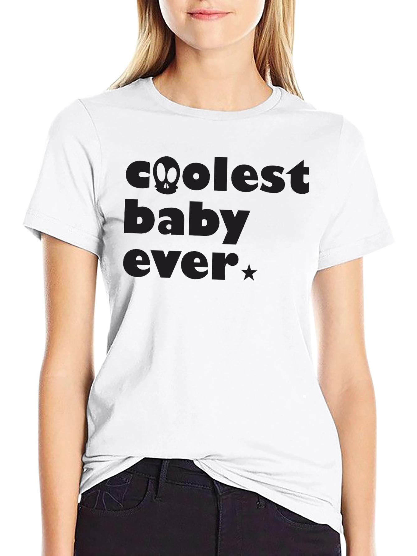 Coolest Baby Ever Black Graphic Tee