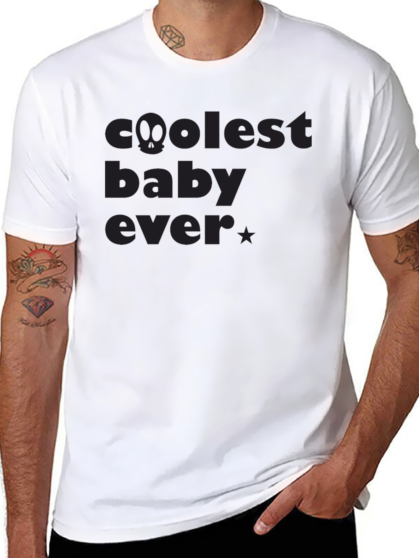Coolest Baby Ever Black Graphic Tee