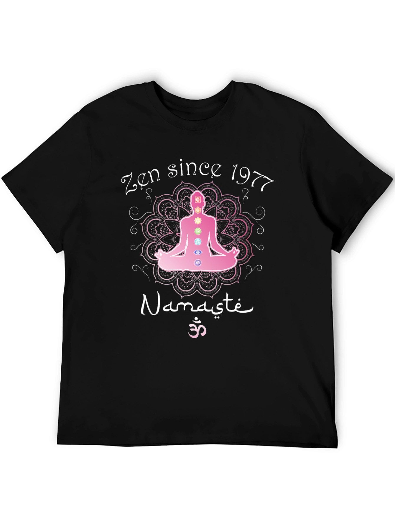 Zen Since 1977 Namaste Chakra T-Shirt