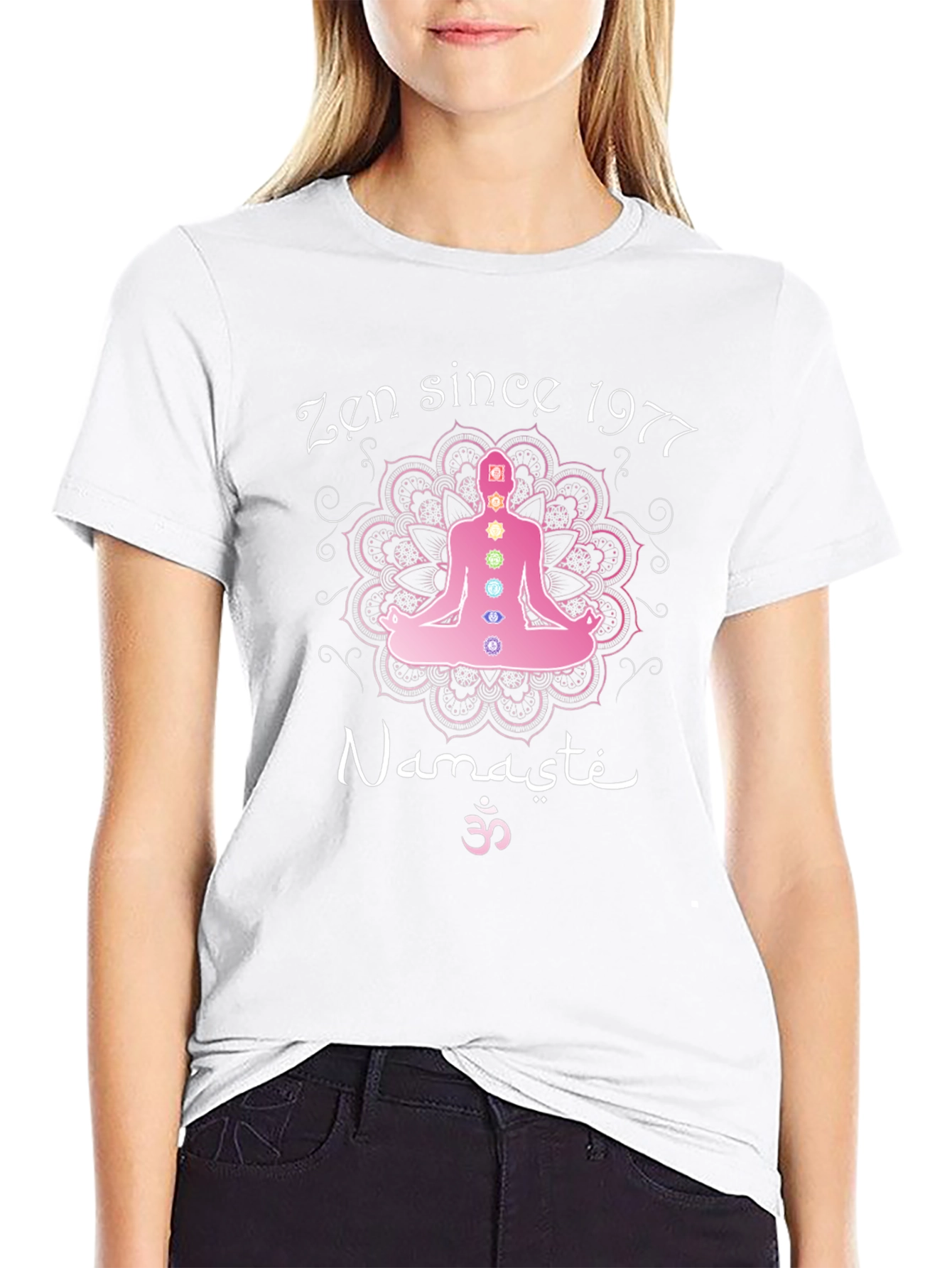 Zen Since 1977 Namaste Chakra T-Shirt