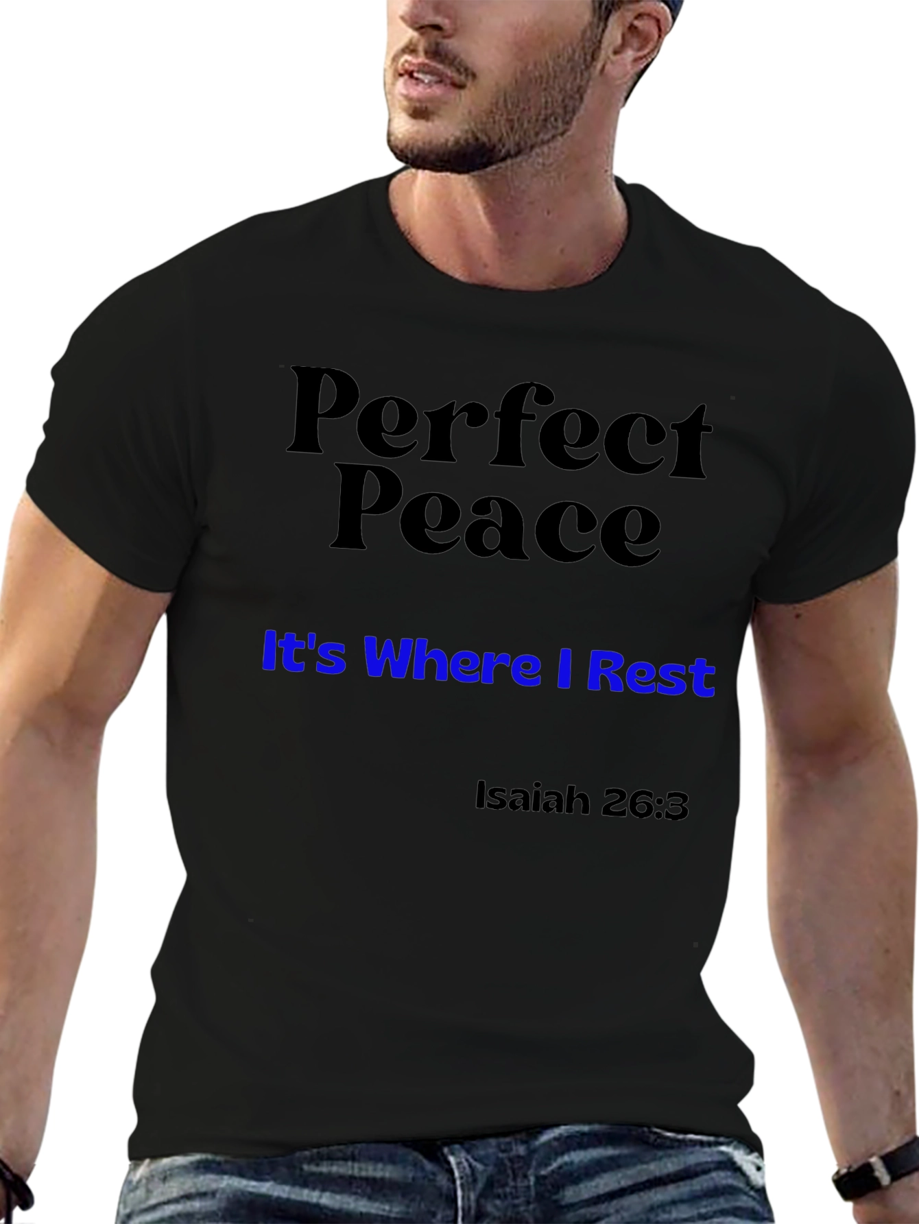 Perfect Peace T-Shirt - Isaiah 26:3 Christian Apparel
