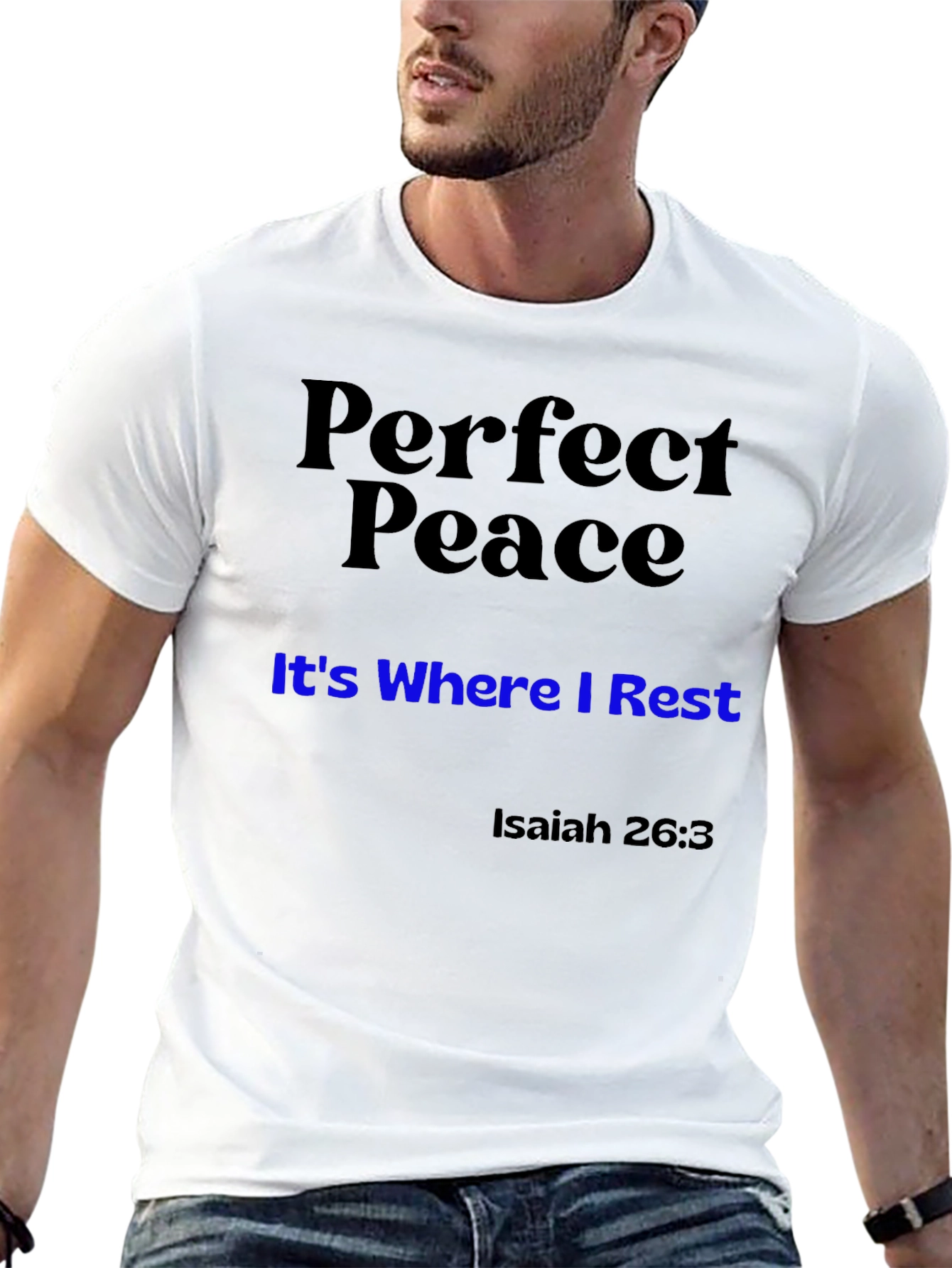 Perfect Peace T-Shirt - Isaiah 26:3 Christian Apparel