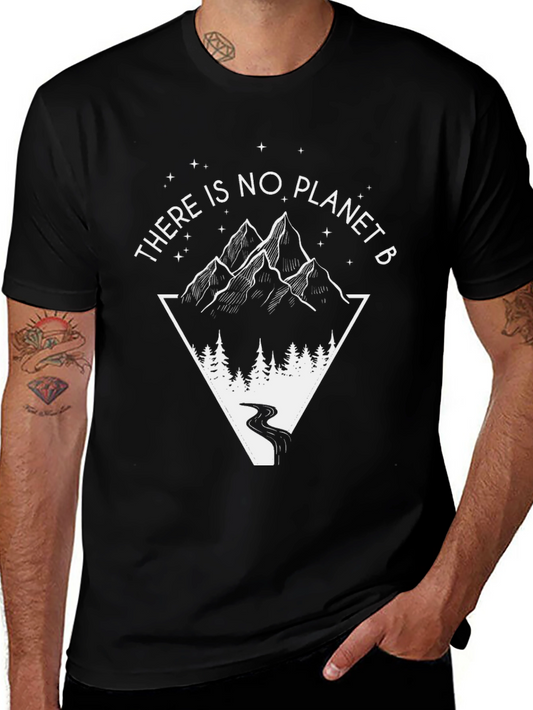 There is No Planet B Graphic Tee - Eco-Friendly Style