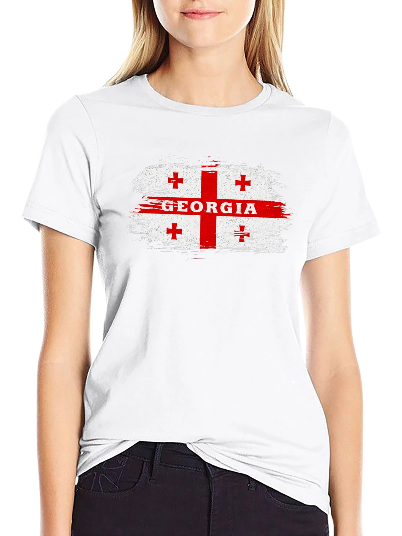 Georgia Flag T-Shirt - Stylish Country Pride Tee
