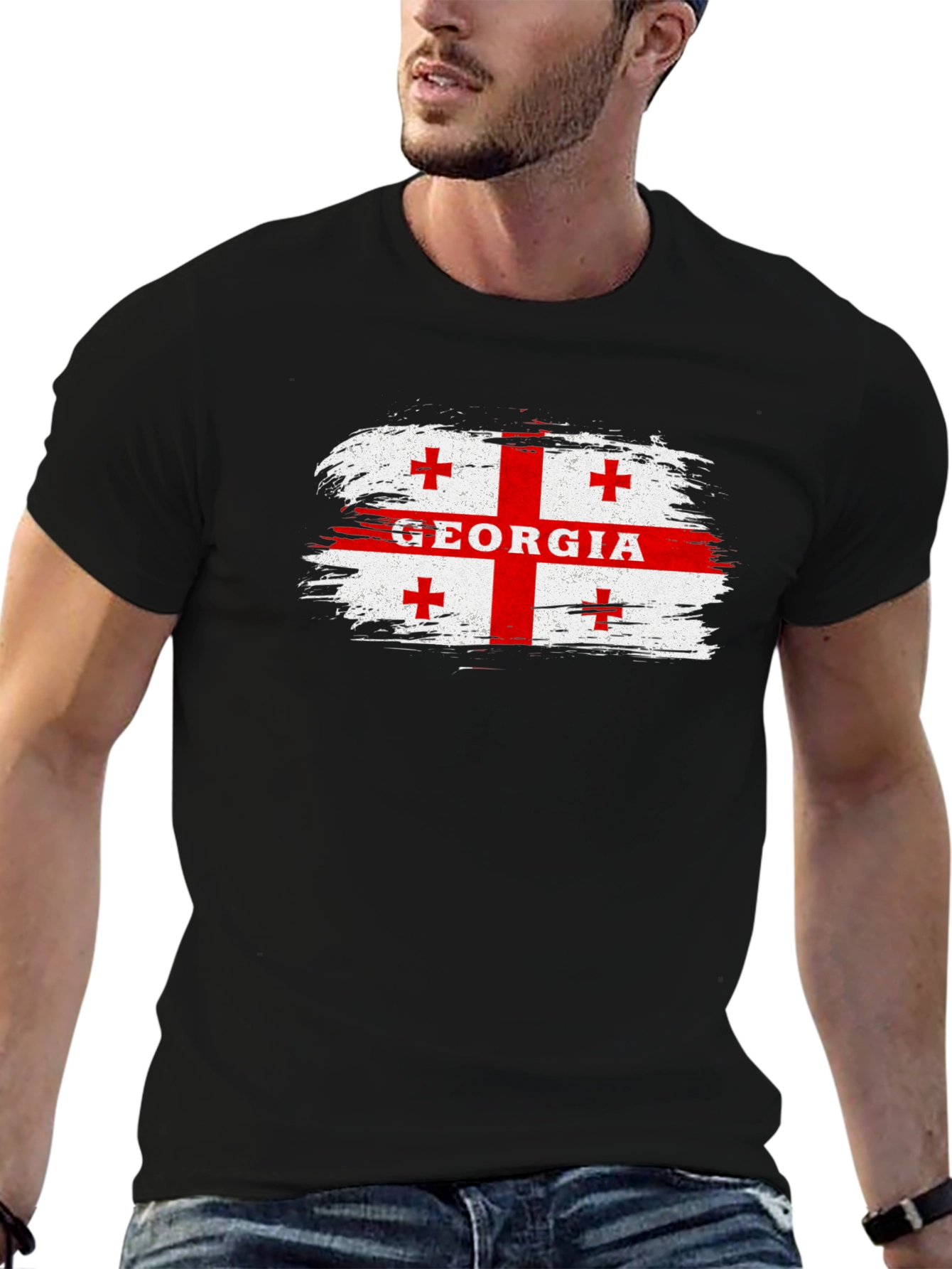 Georgia Flag T-Shirt - Stylish Country Pride Tee