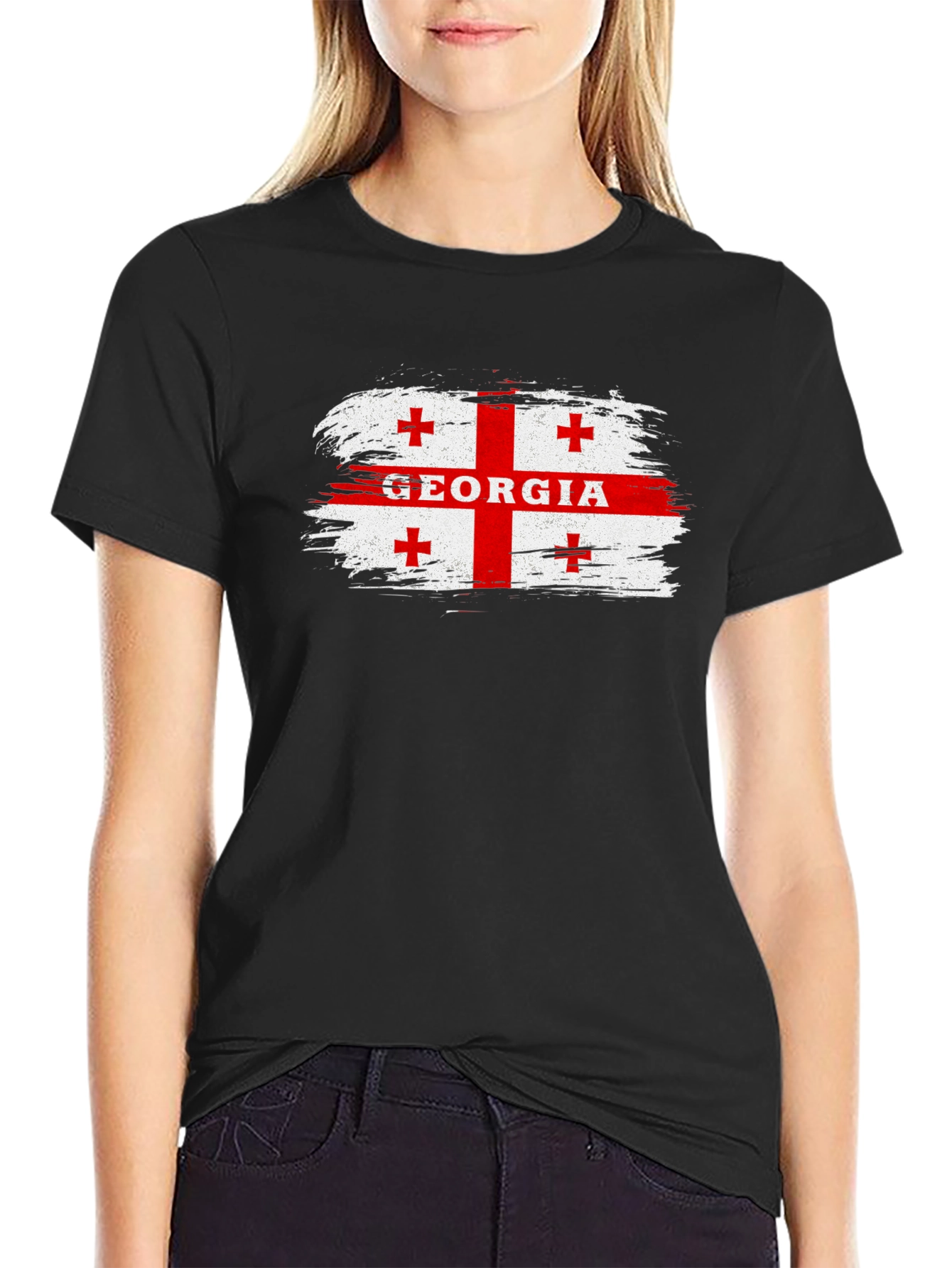 Georgia Flag T-Shirt - Stylish Country Pride Tee