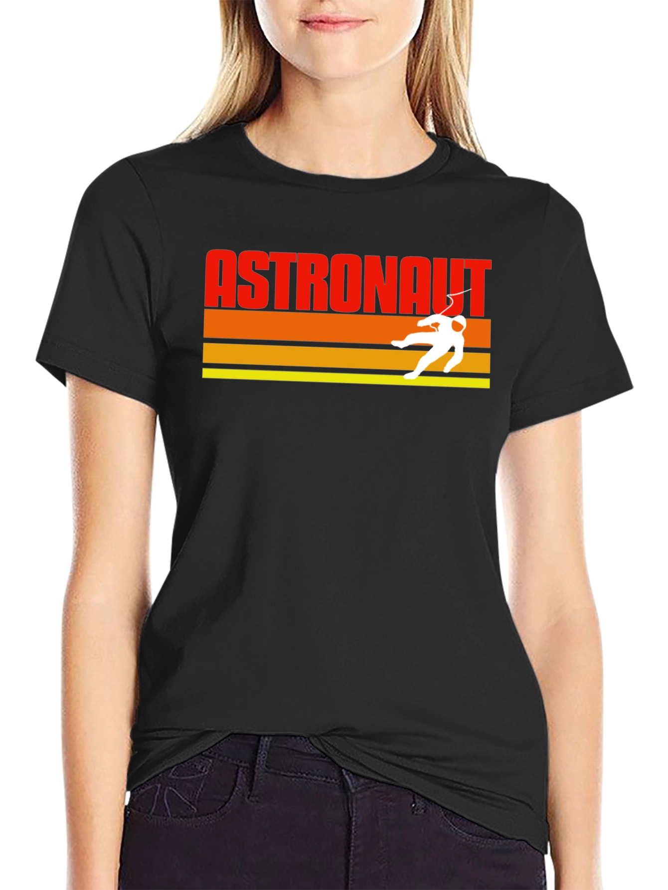 Astronaut Retro Graphic T-Shirt