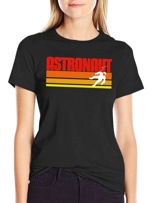 Astronaut Retro Graphic T-Shirt