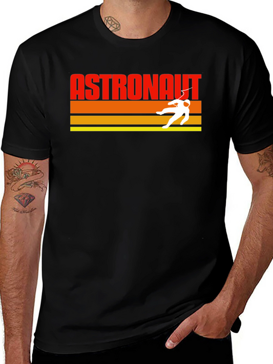 Astronaut Retro Graphic T-Shirt