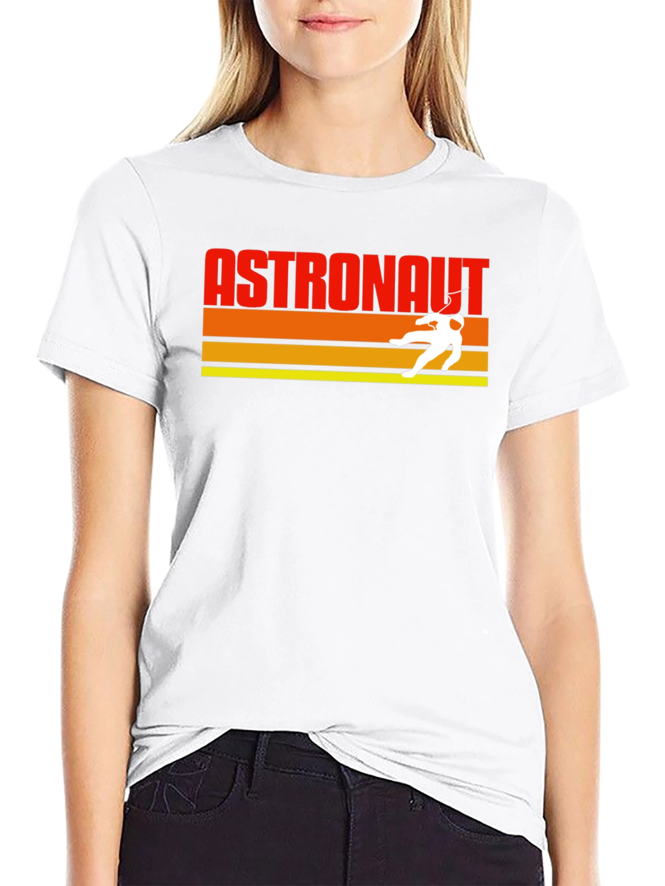 Astronaut Retro Graphic T-Shirt