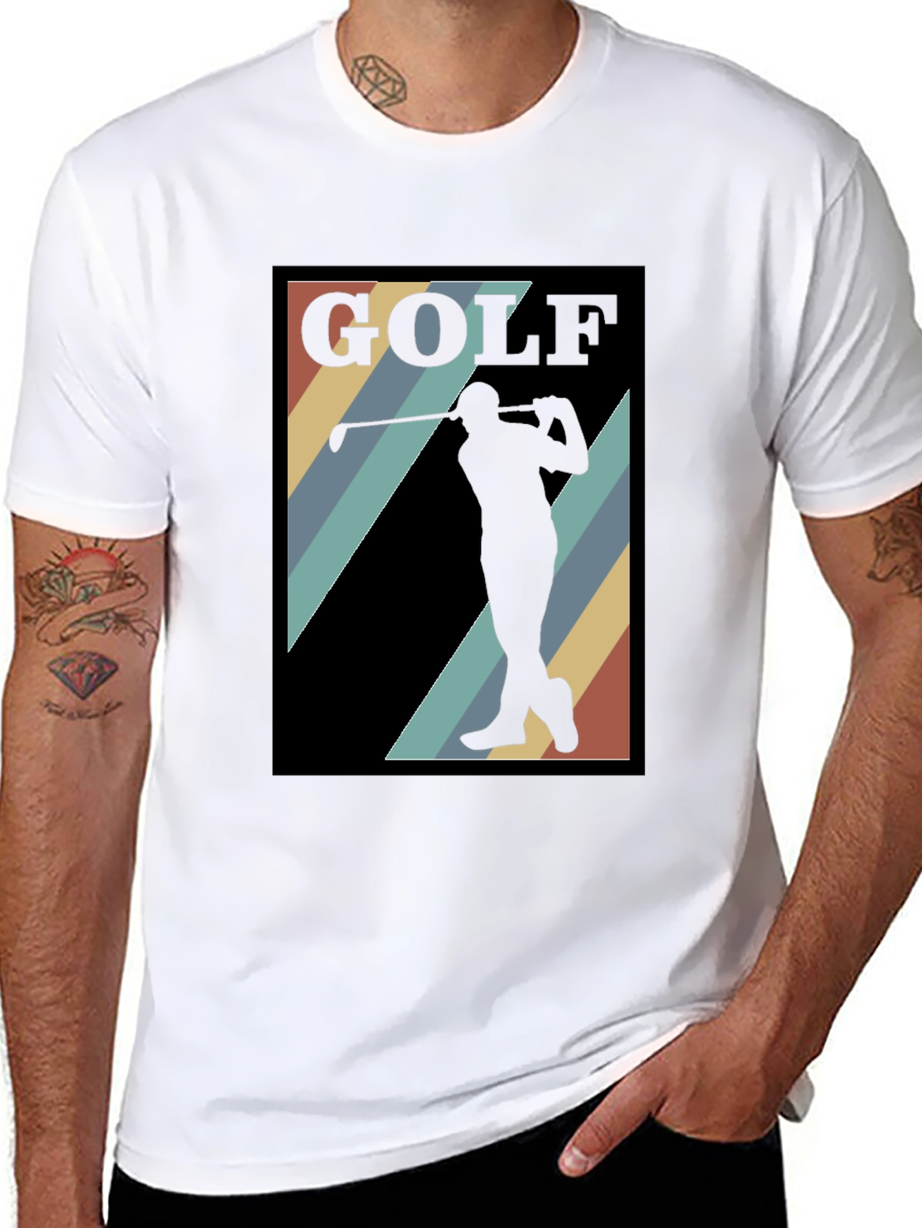 Golf Silhouette Graphic Tee