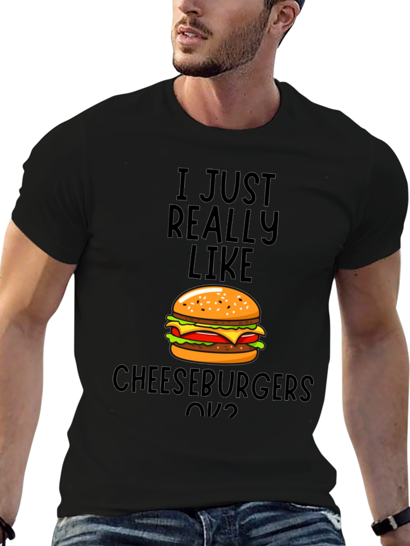 Cheeseburger Lover T-Shirt - Funny Foodie Tee