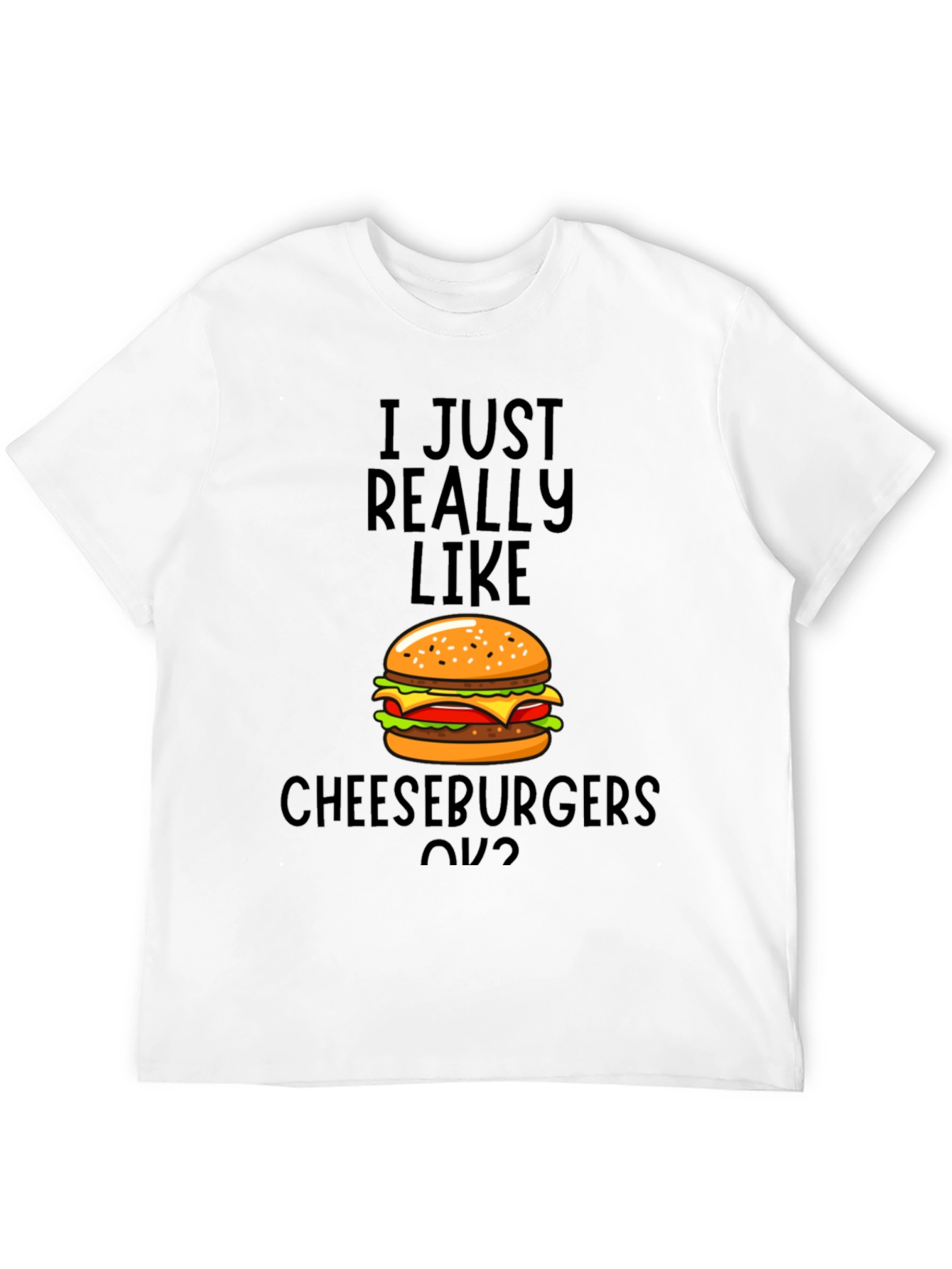 Cheeseburger Lover T-Shirt - Funny Foodie Tee