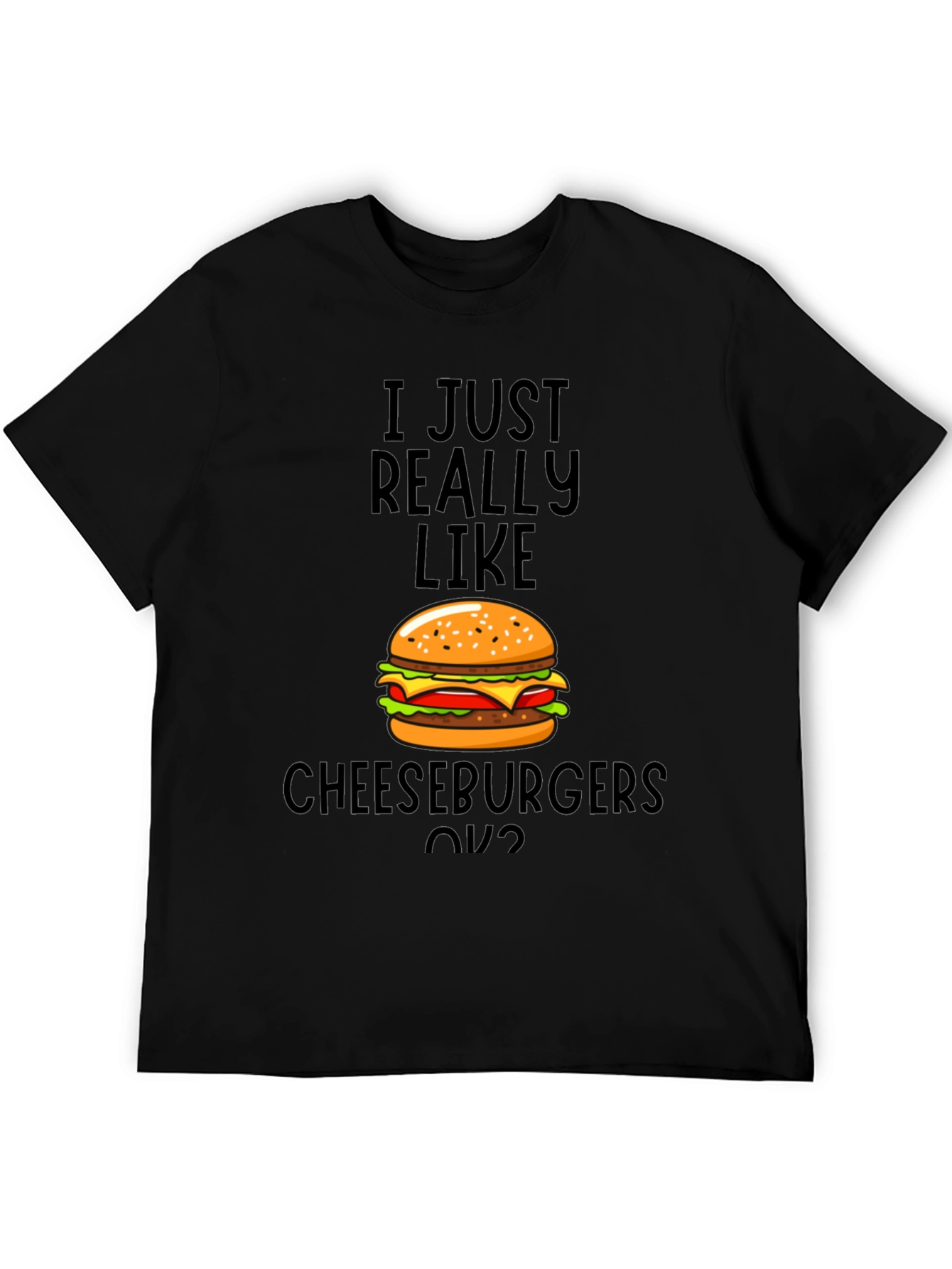 Cheeseburger Lover T-Shirt - Funny Foodie Tee