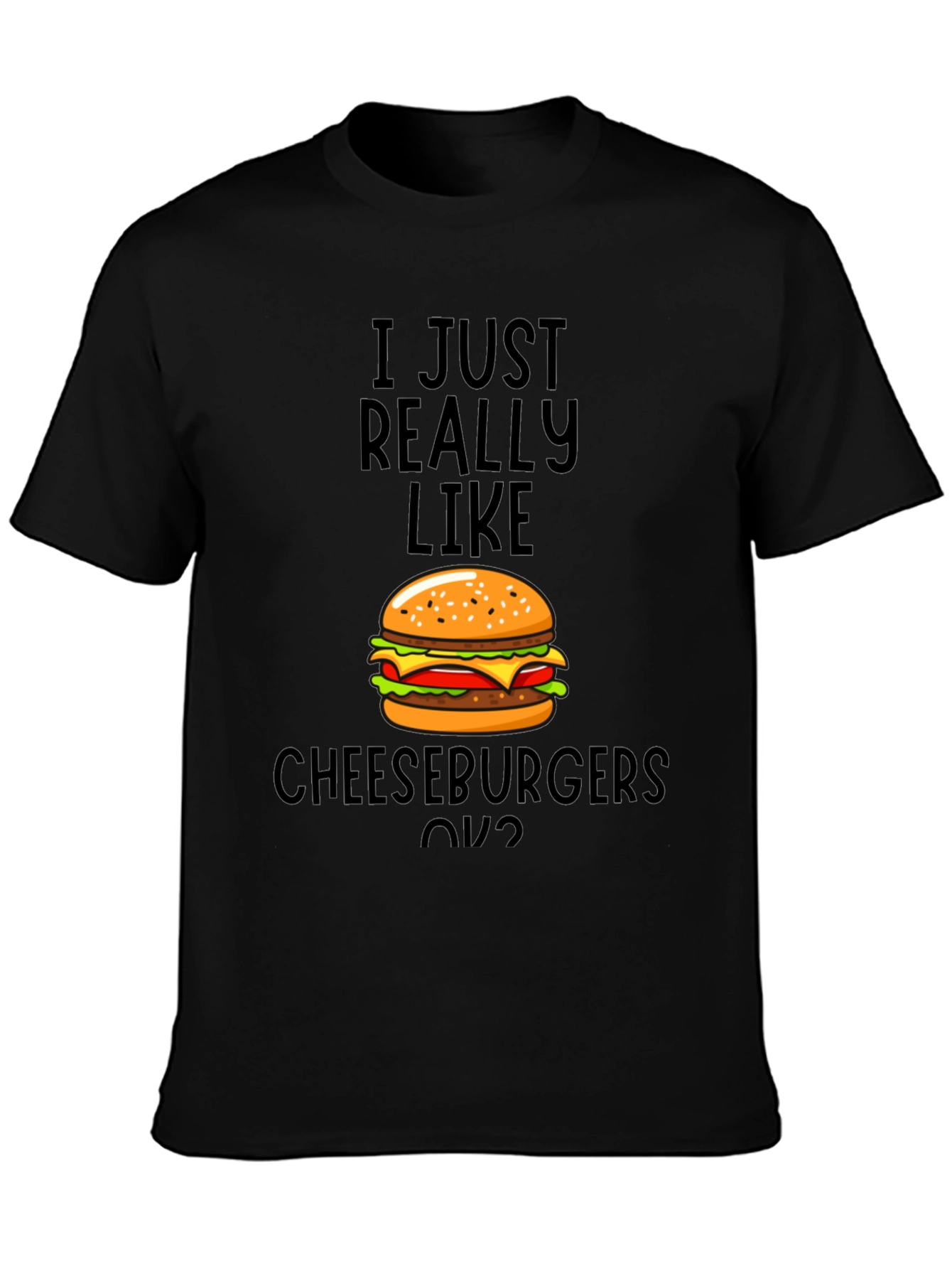 Cheeseburger Lover T-Shirt - Funny Foodie Tee